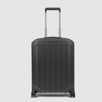 Piquadro Pq-Light 55cm Cabin Trolley Matt Black