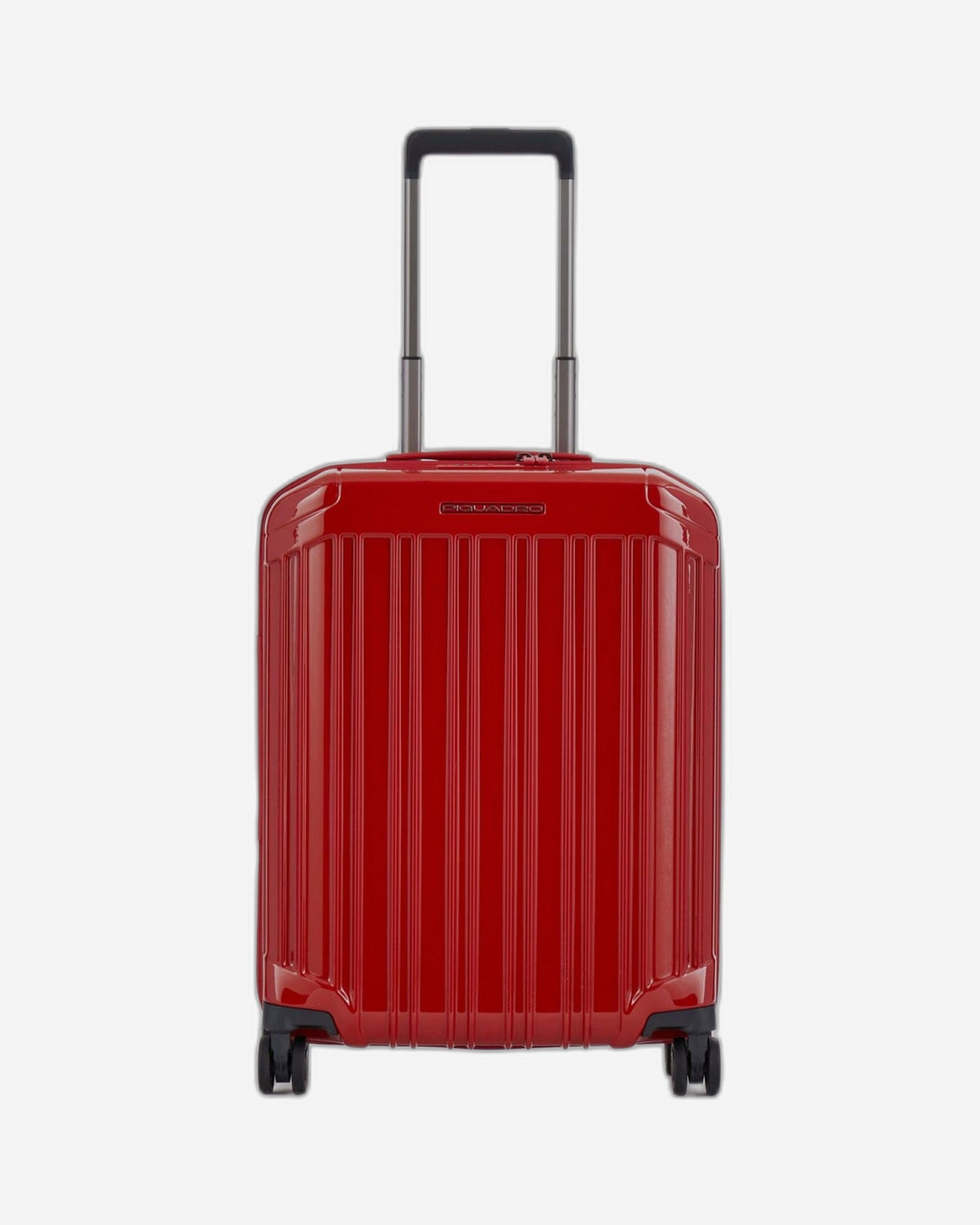 Piquadro Pq-Light 55Cm Ultra Slim Hardcase 4 Double Wheel Cabin Trolley Red - Bv4425Pql/R
