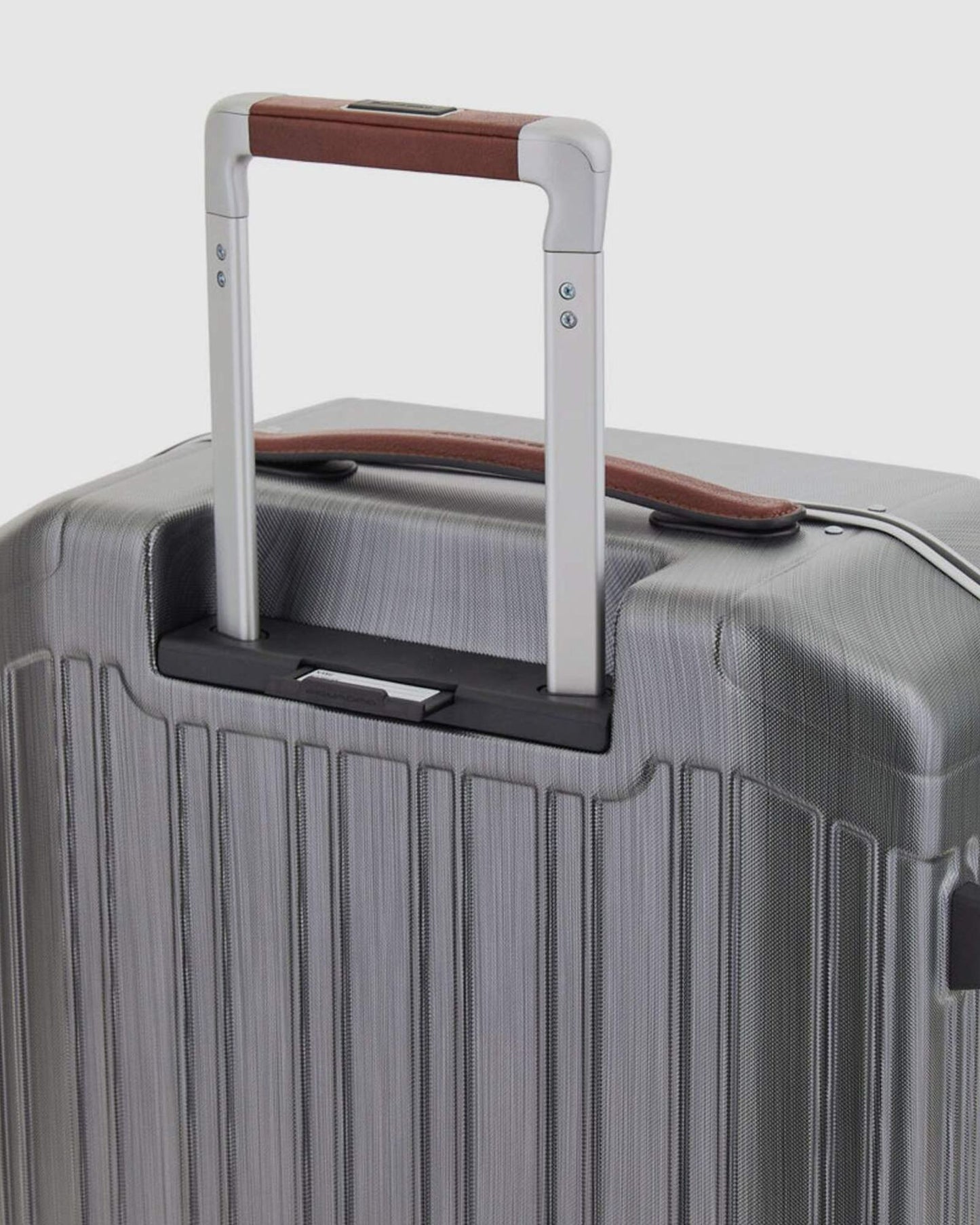 Piquadro Pqlm-Frame 55cm Fast-Check Cabin Luggage Black/Light Brown