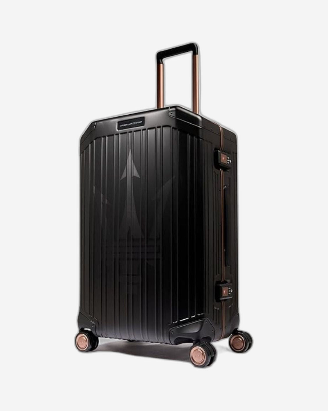 Piquadro X Maserati Hardside Spinner In Aluminium