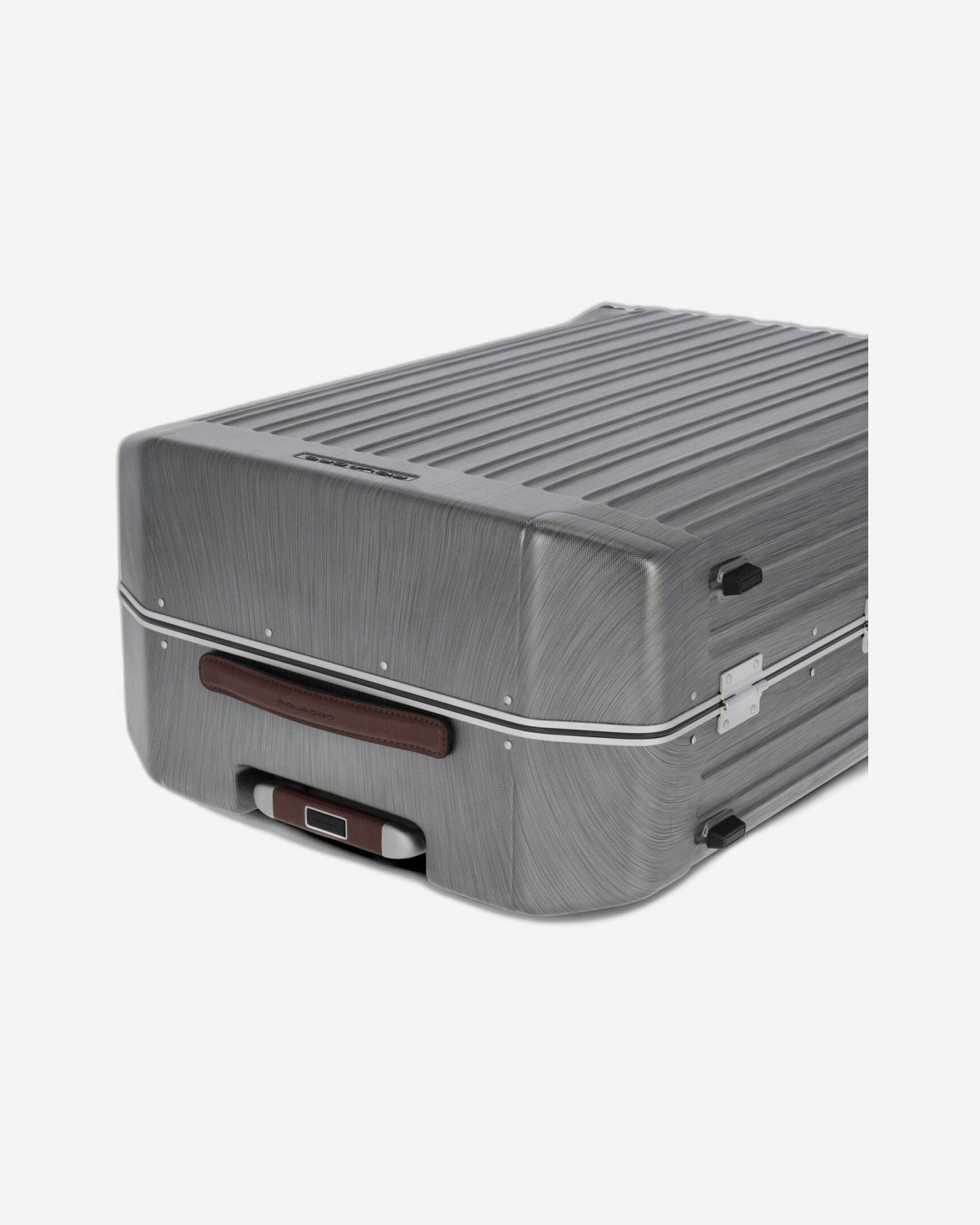 Piquadro Pqlm-Frame 68Cm Hardcase Medium Check-In Luggage Trolley Black / Light Brown - Bv4427Pqlm/Ncu