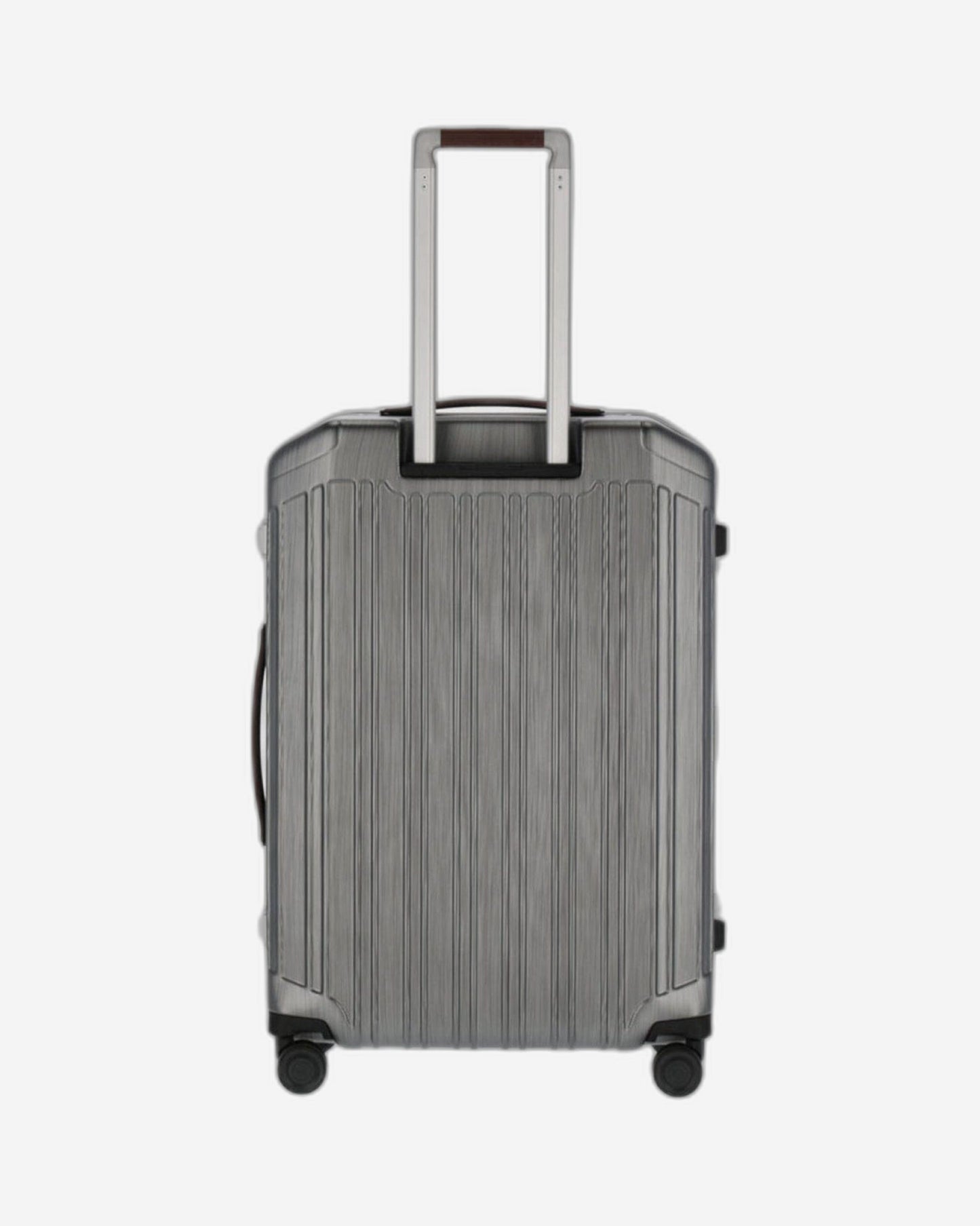 Piquadro Pqlm-Frame 68Cm Hardcase Medium Check-In Luggage Trolley Black / Light Brown - Bv4427Pqlm/Ncu