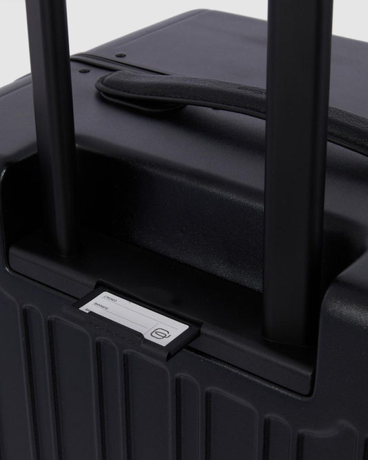 Piquadro Pqlm - Medium Size Hardside Spinner Matt Black