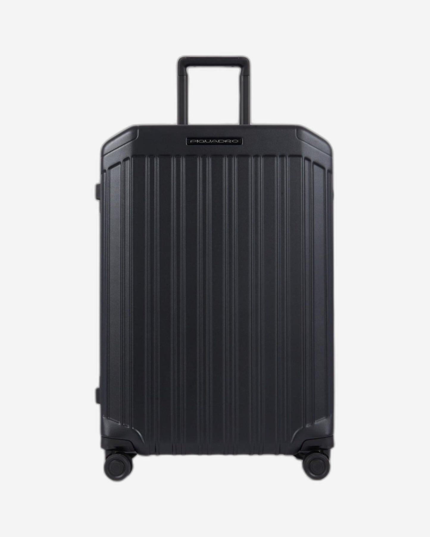 Piquadro Pqlm - Medium Size Hardside Spinner Matt Black