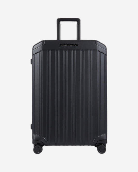 Piquadro Pqlm - Medium Size Hardside Spinner Matt Black