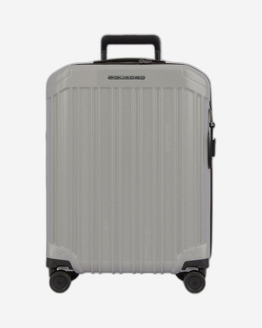 Piquadro Pq-Light 69Cm Hardcase 4 Double Wheel Medium Check-In Trolley Grey - Bv4427Pqls2/Gr2