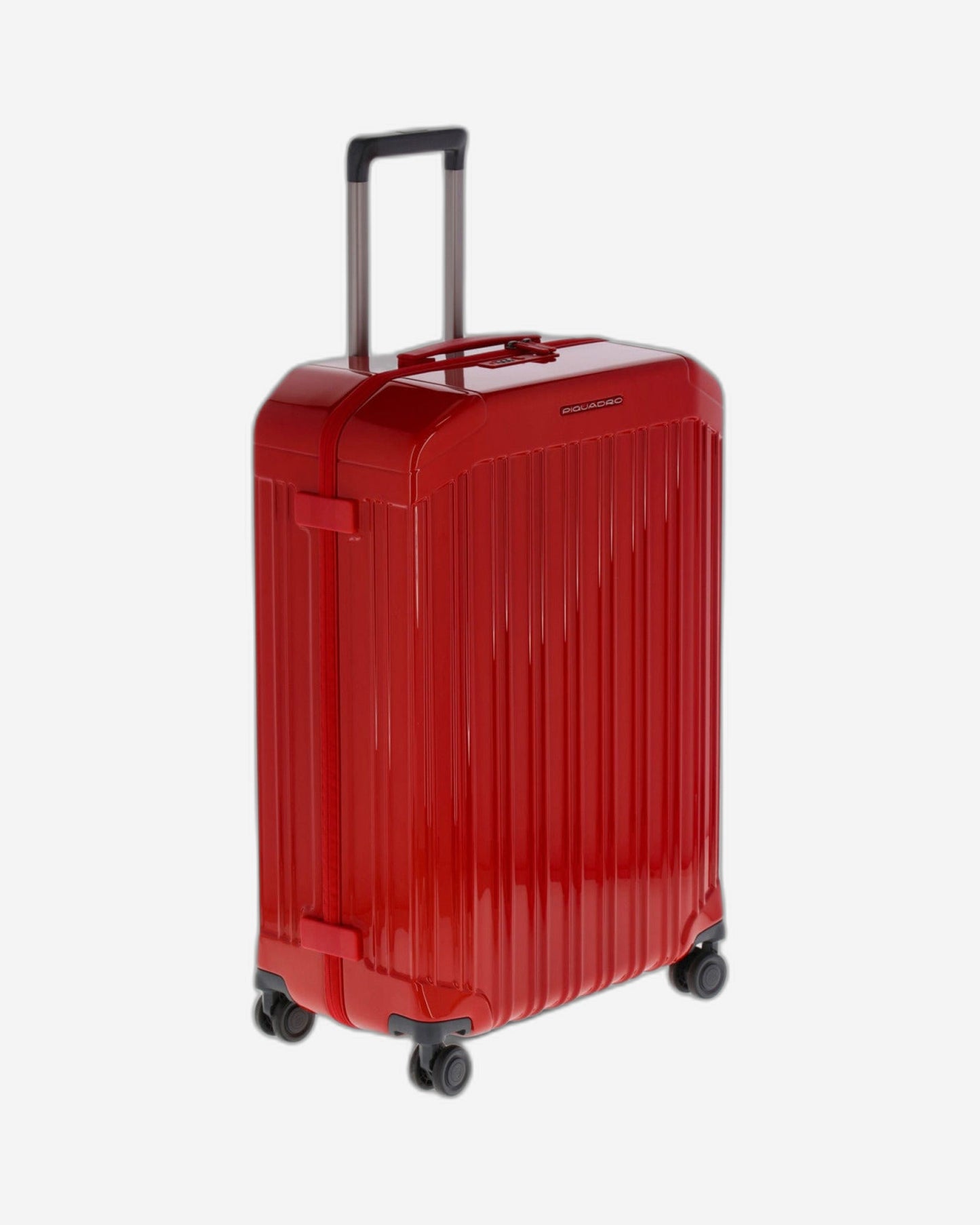 Piquadro Pq-Light 69Cm Hardcase 4 Double Wheel Medium Check-In Trolley Red - Bv4427Pql/R