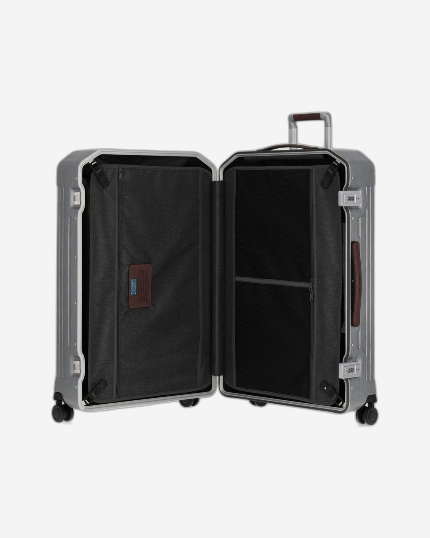 Piquadro Pqlm-Frame 75cm Large Check-In Luggage Black/Light Brown