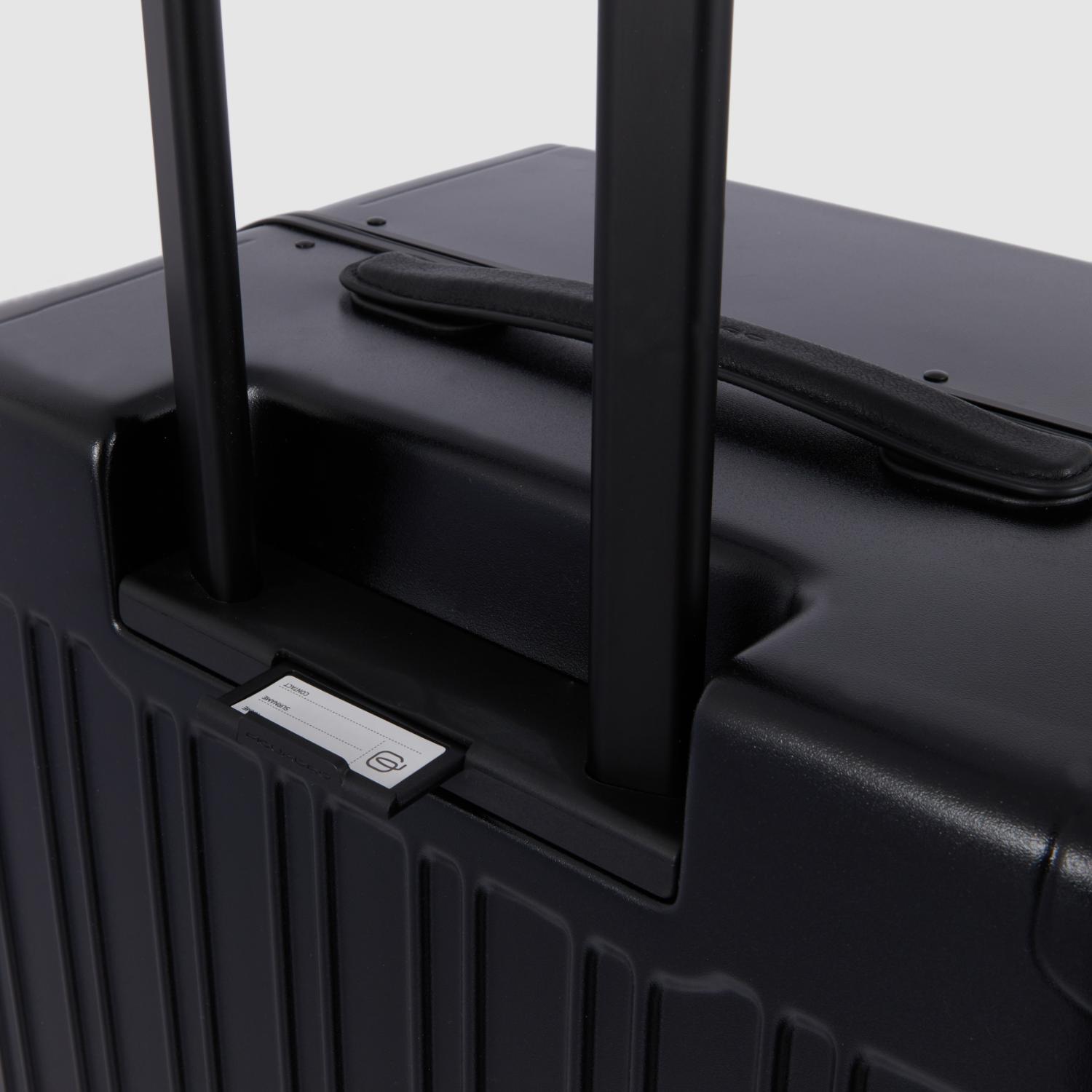 Piquadro Pqlm - Big Size Hardside Spinner Matt Black
