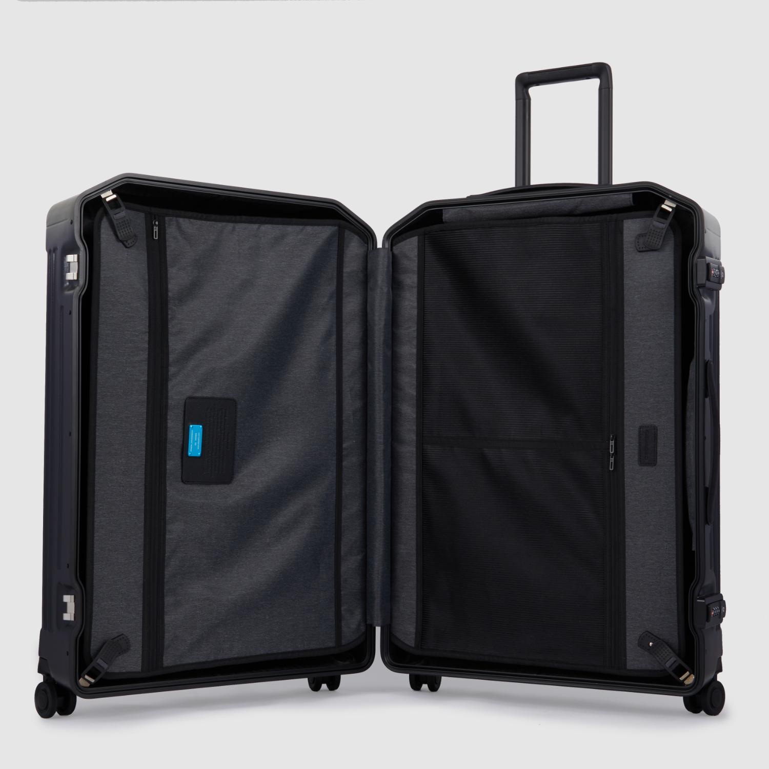 Piquadro Pqlm - Big Size Hardside Spinner Matt Black