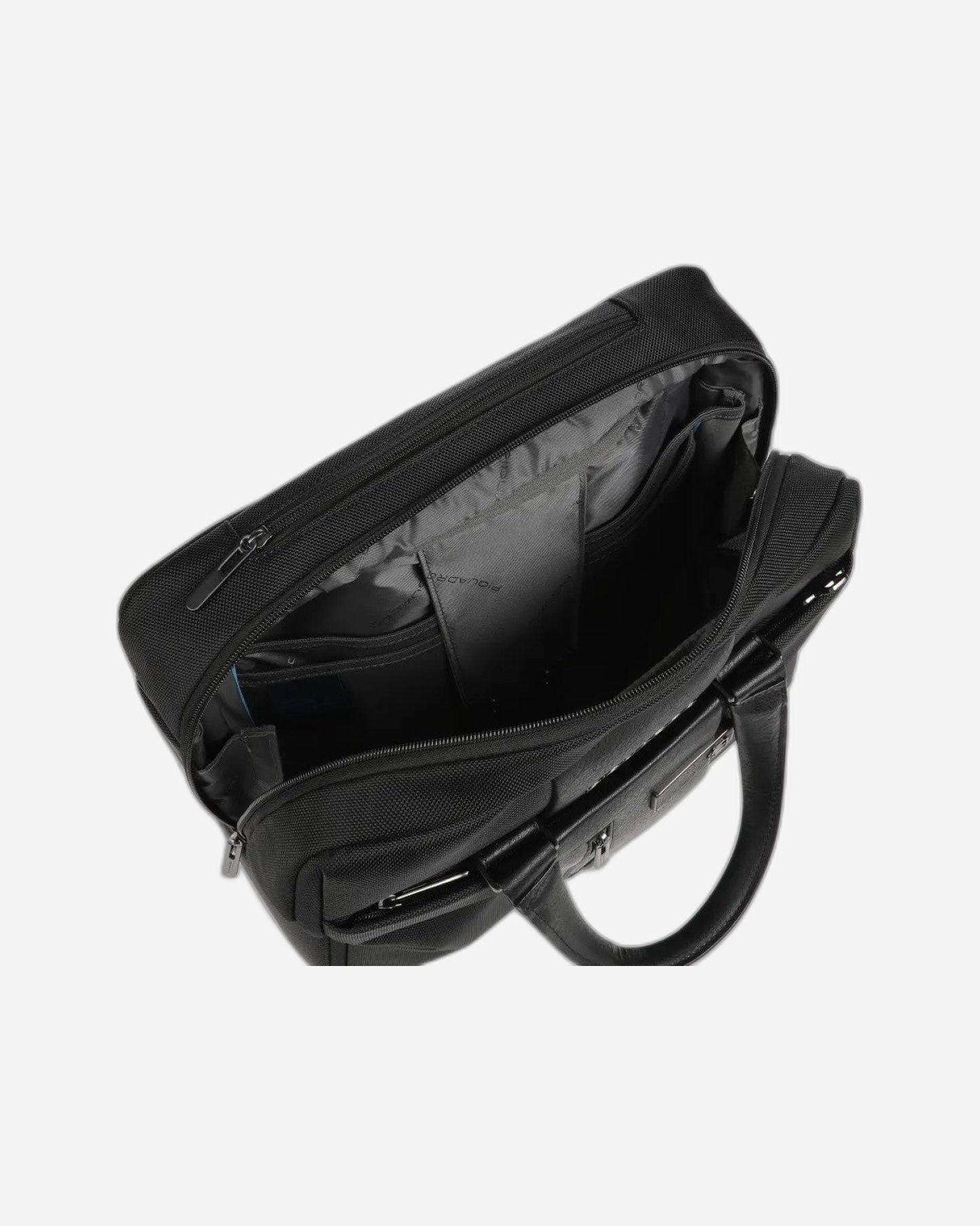 Piquadro Brief Slim Wheeled Computer In Recycled Fabric Wi Black BV4729BR2/N