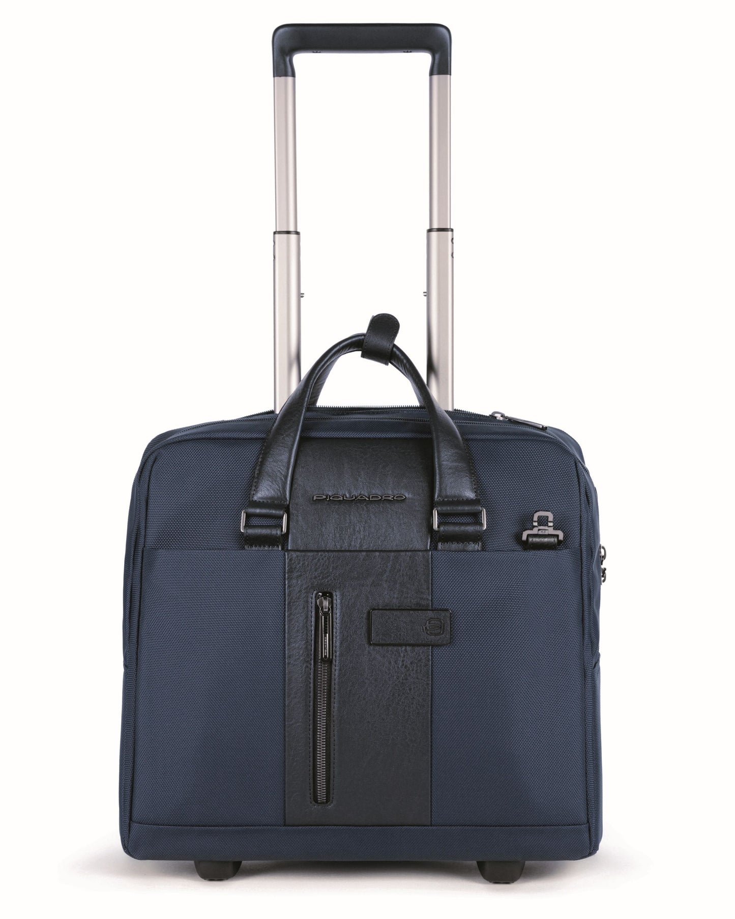 Piquadro Slim Wheeled Computer Brief In Recycled Fabric
