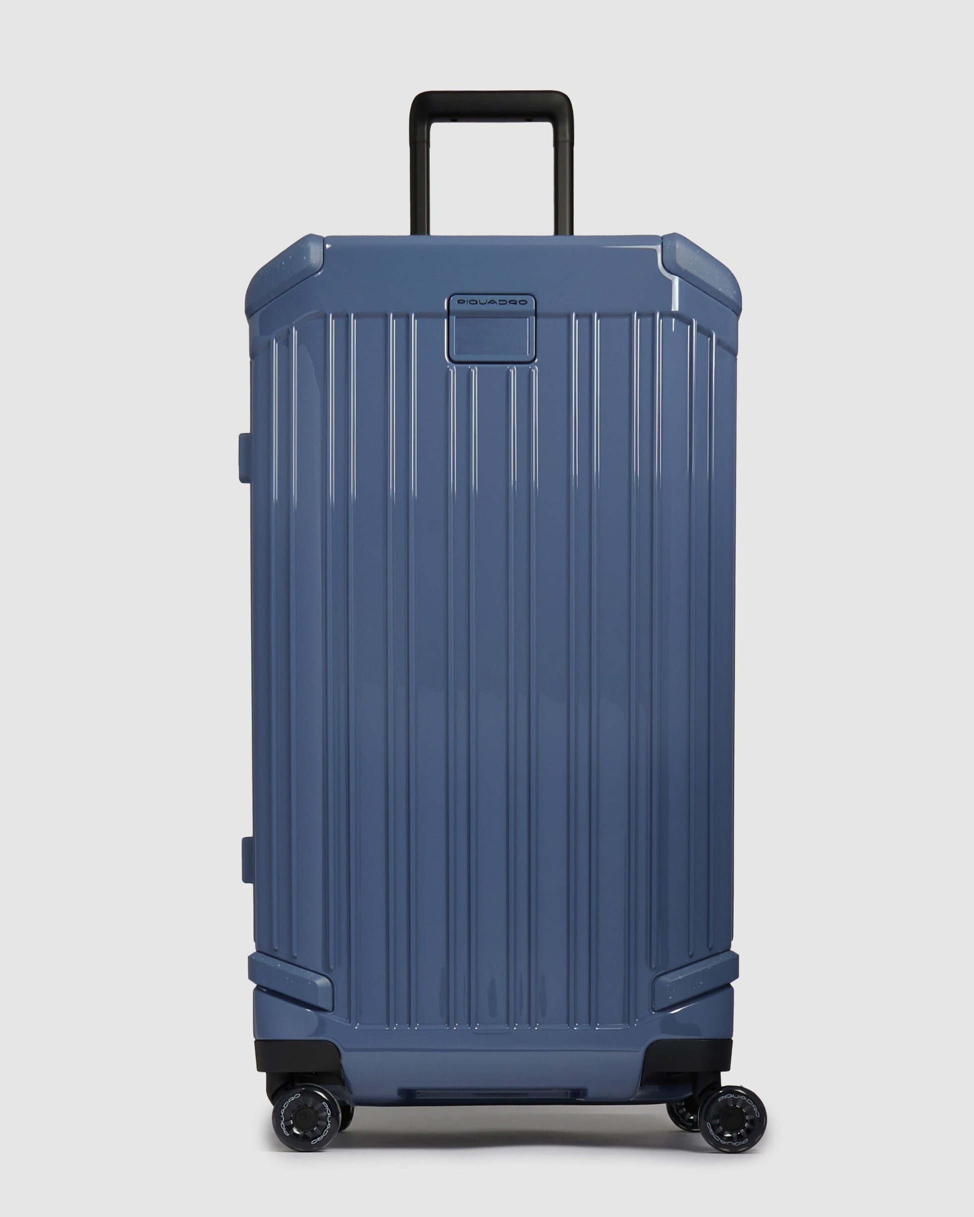 Piquadro Pop Hardside 4 Wheel Suitcase In Trunk Shaper.A.F Blue