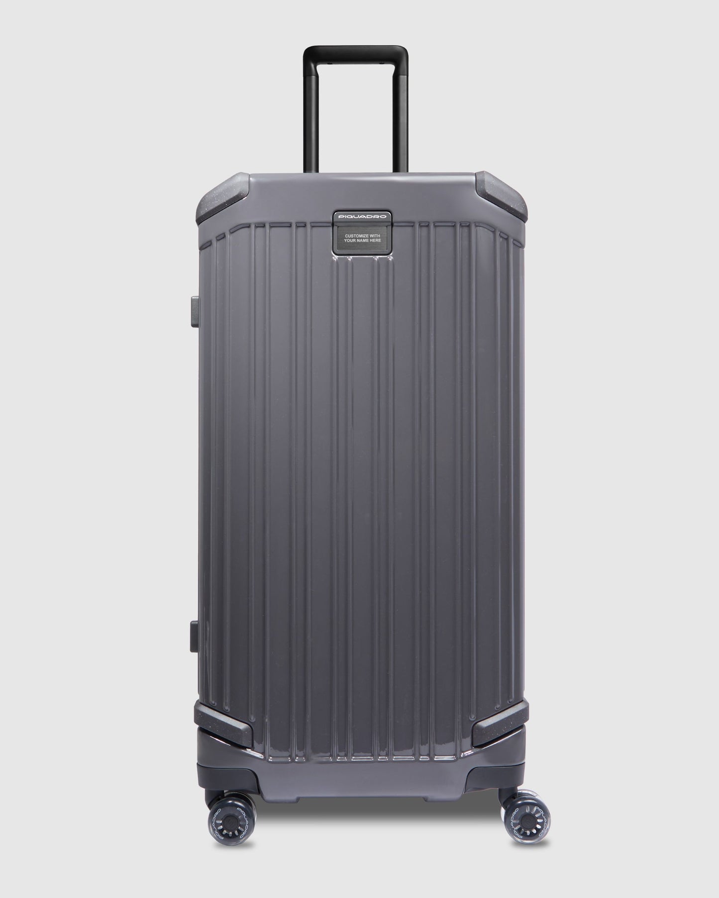 Piquadro Pop Trunk 4 Wheels In Polycarbonate Grey