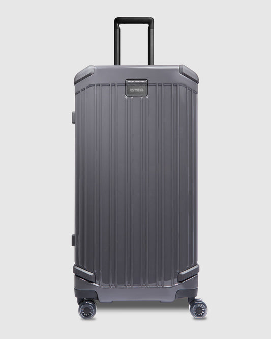 Piquadro Pop Trunk 4 Wheels In Polycarbonate Grey