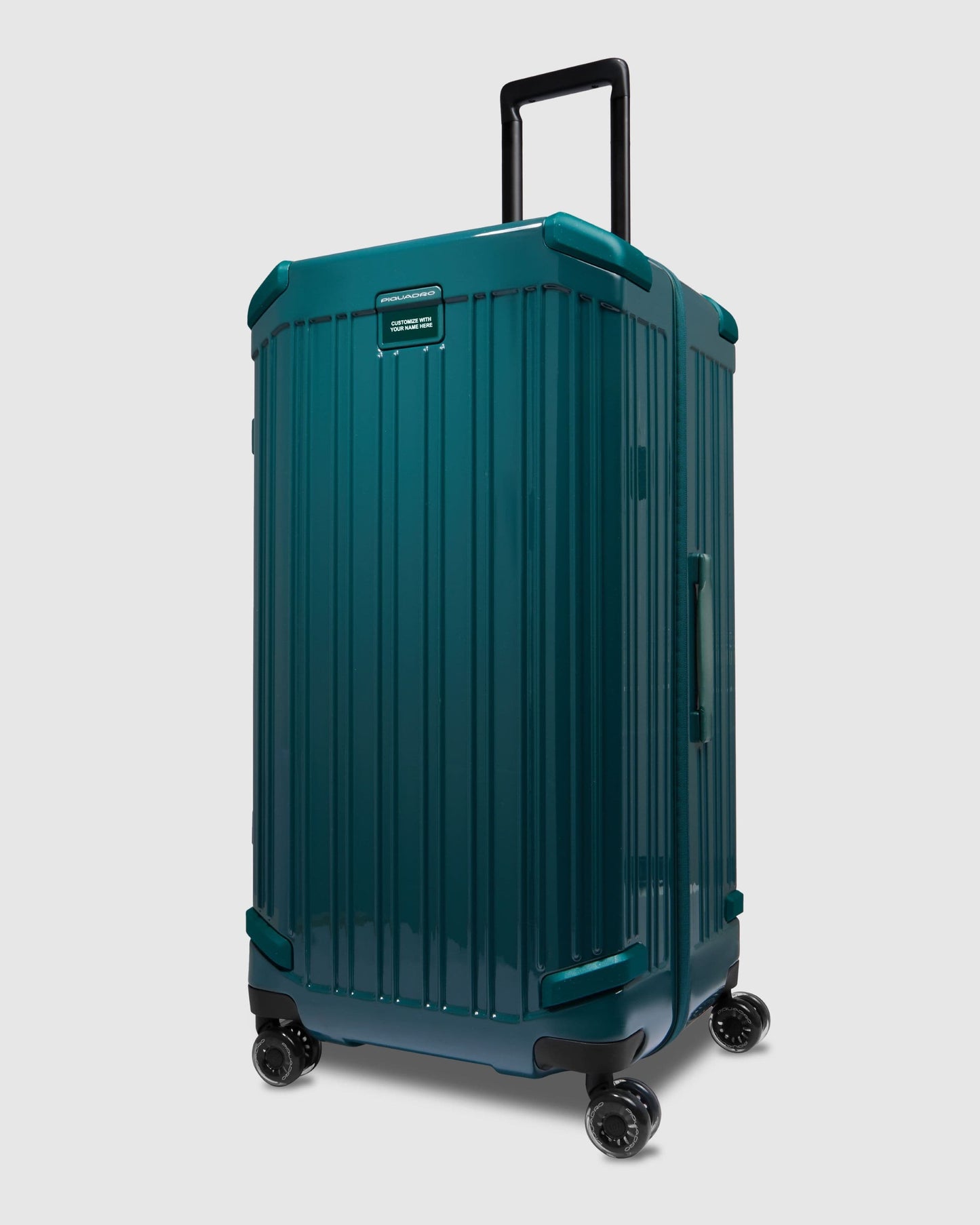 Piquadro Pop Polycarbonate Trunk Trolley with 4 Wheels Green