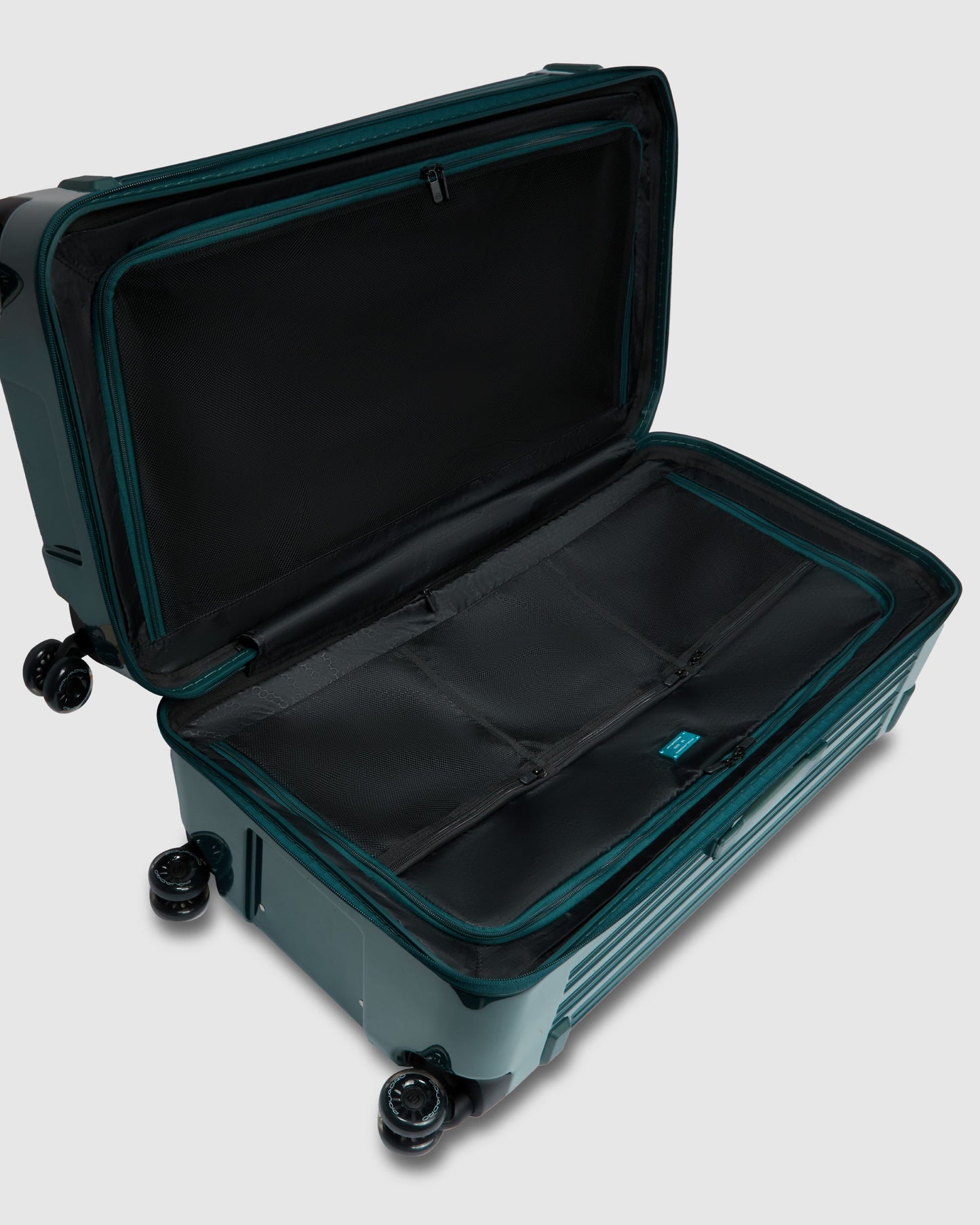 Piquadro Pop Polycarbonate Trunk Trolley with 4 Wheels Green
