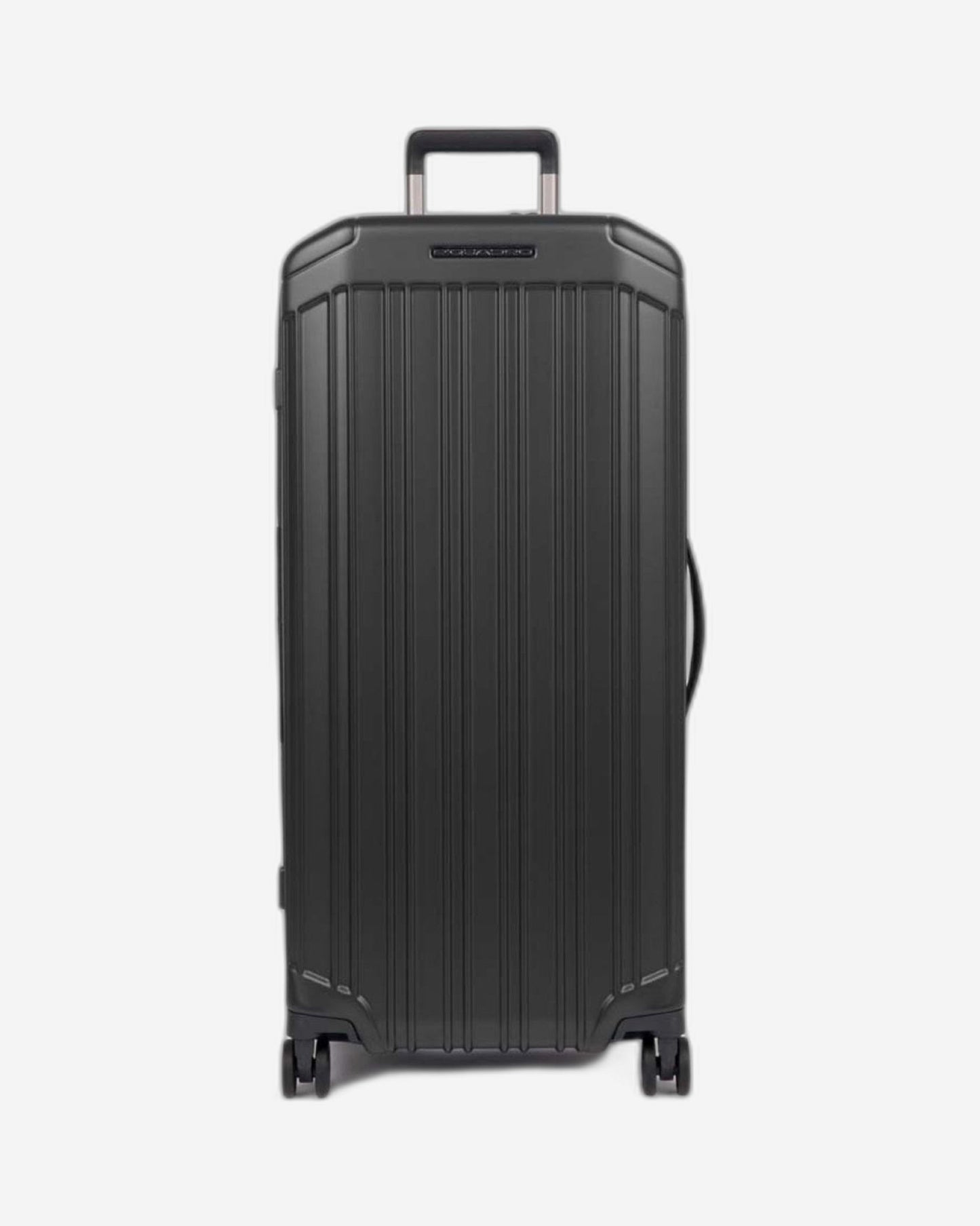 Piquadro Pq-Light 80Cm Hardcase 4 Double Wheel Trunk Check-In Trolley Matt Black - Bv5213Pql/No