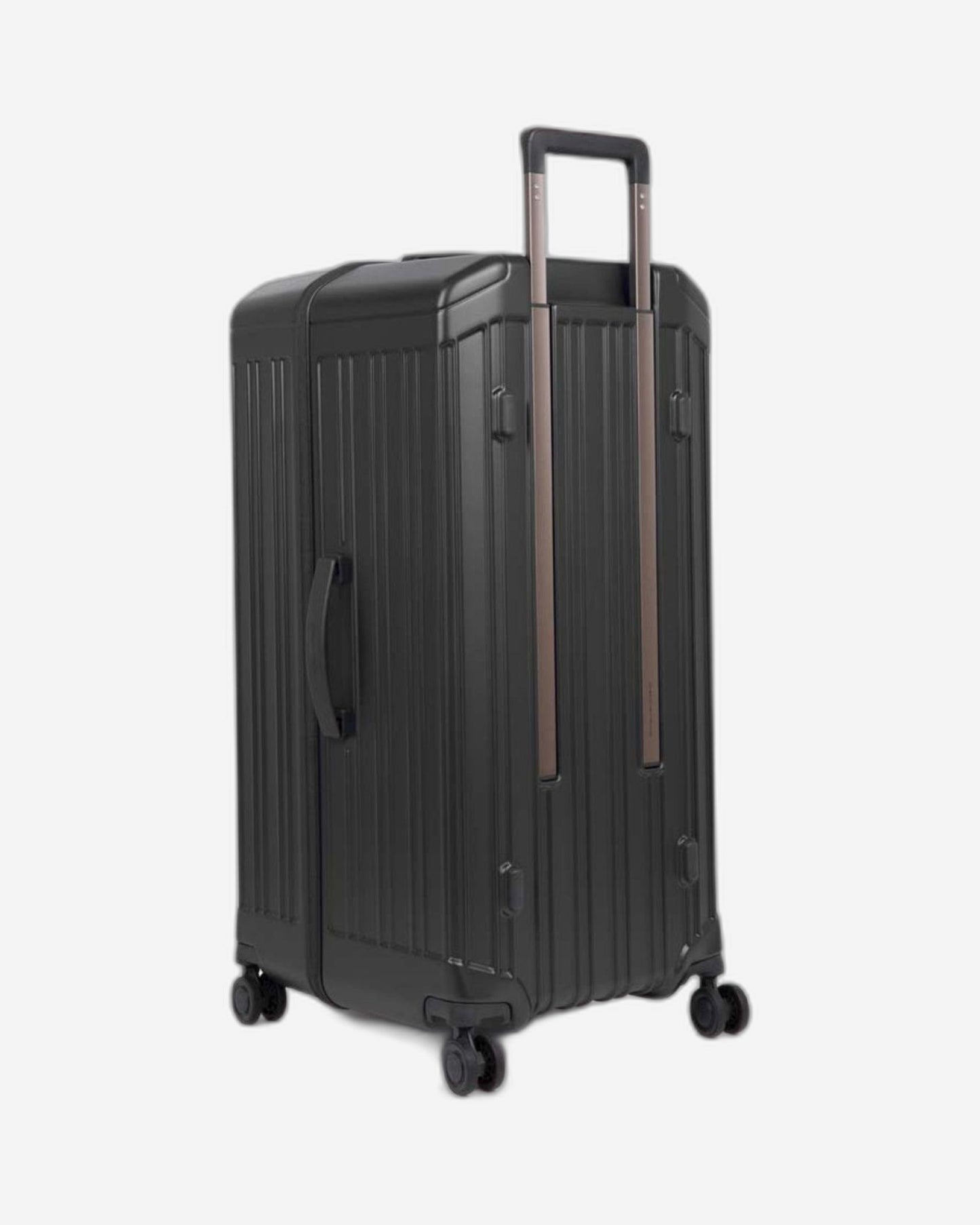 Piquadro Pq-Light 80Cm Hardcase 4 Double Wheel Trunk Check-In Trolley Matt Black - Bv5213Pql/No