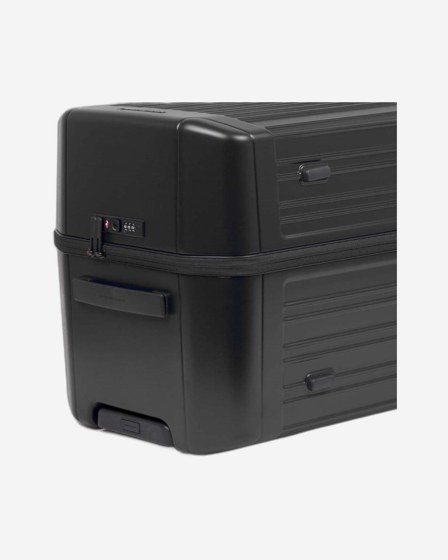 Piquadro Pq-Light 80Cm Hardcase 4 Double Wheel Trunk Check-In Trolley Matt Black - Bv5213Pql/No