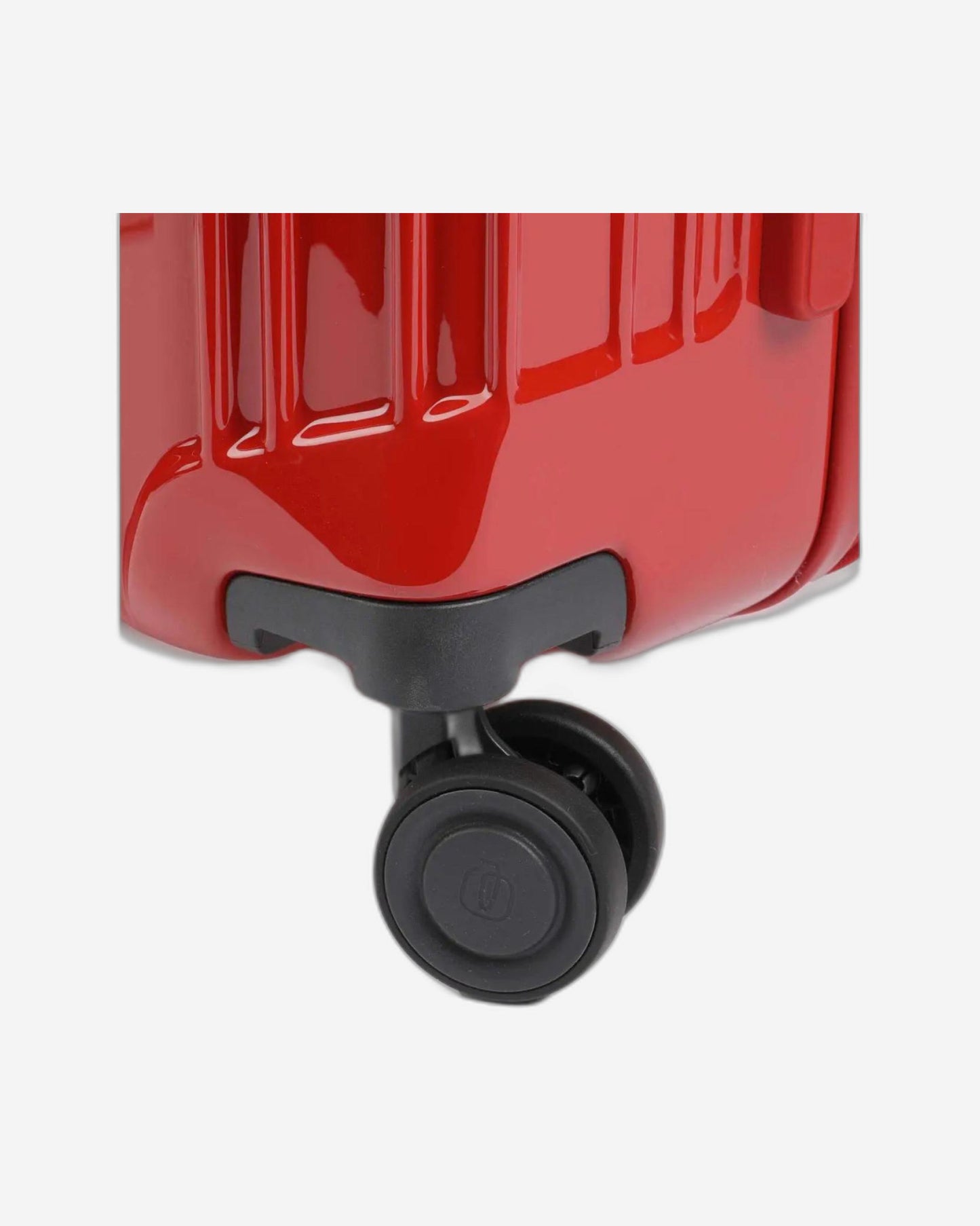 Piquadro Pq-Light Medium Size Expandable Trolley With 4 Wheels In Polycarbonate Red