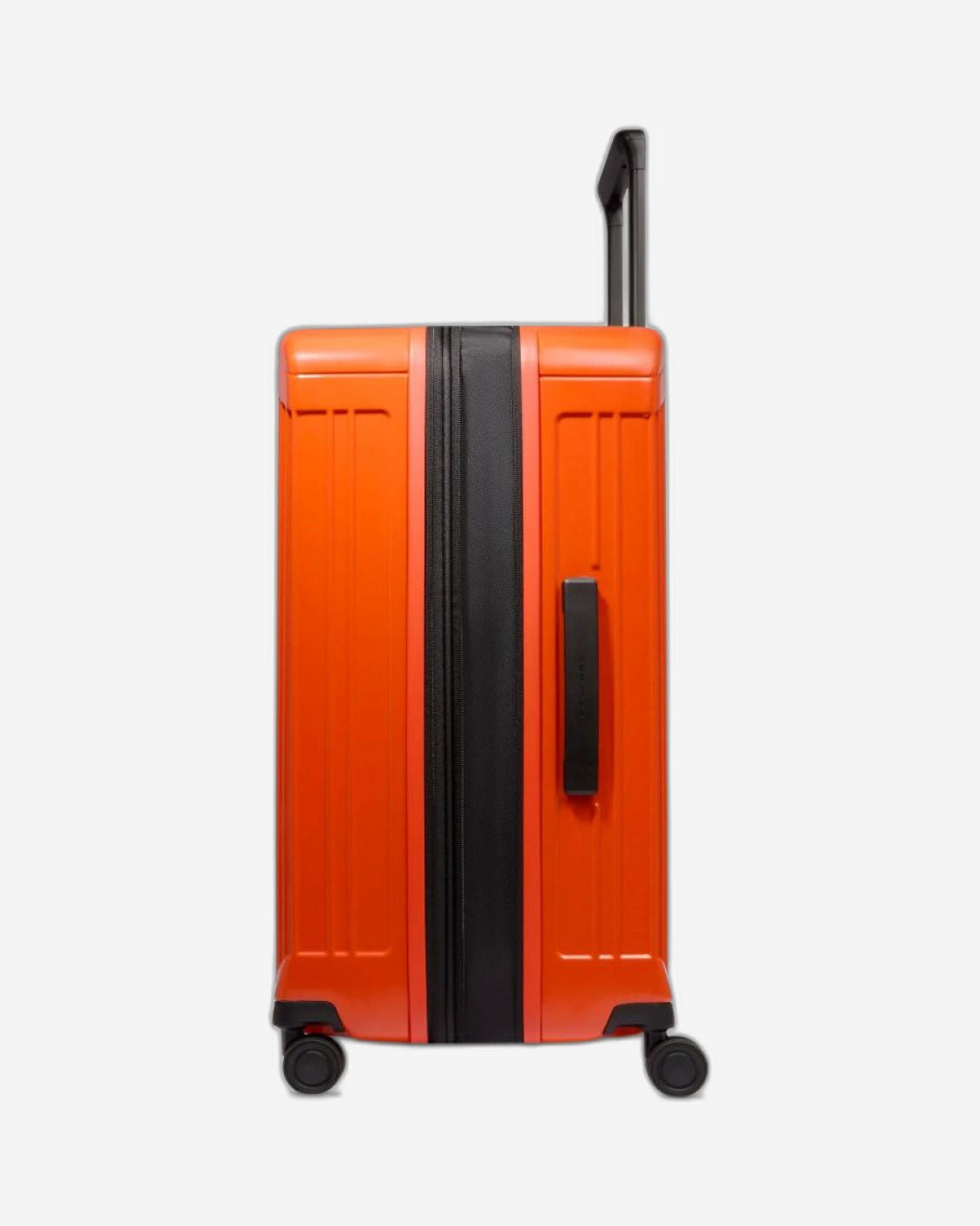 Piquadro Pq-Light Medium Size Expandable Trolley With 4 Wheels In Polycarbonate Orange BV6393PQLS2/AR
