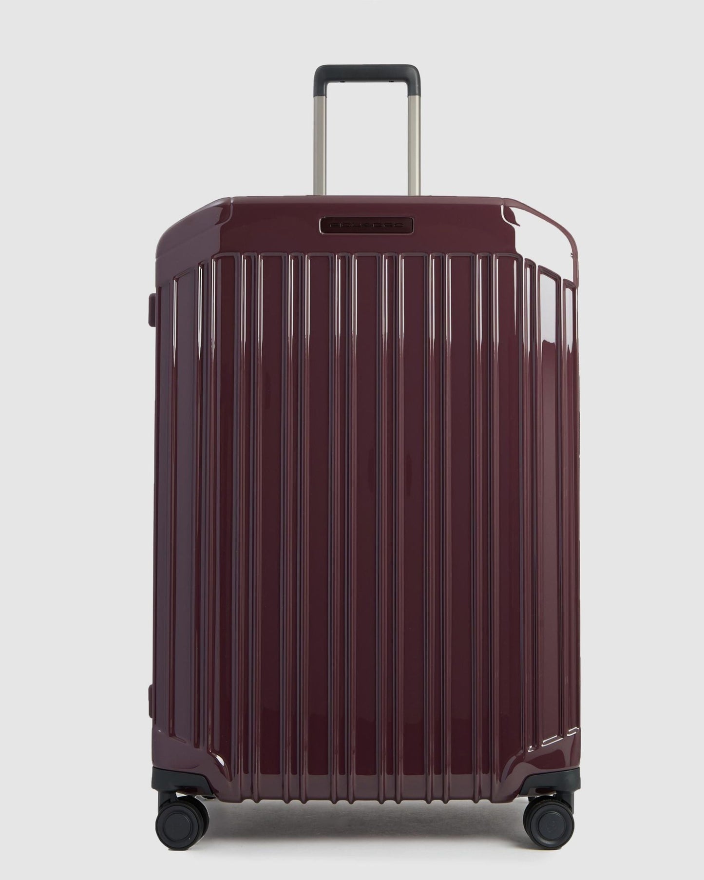 Piquadro Expandable Large 4 Wheel Suitcase Bordeaux
