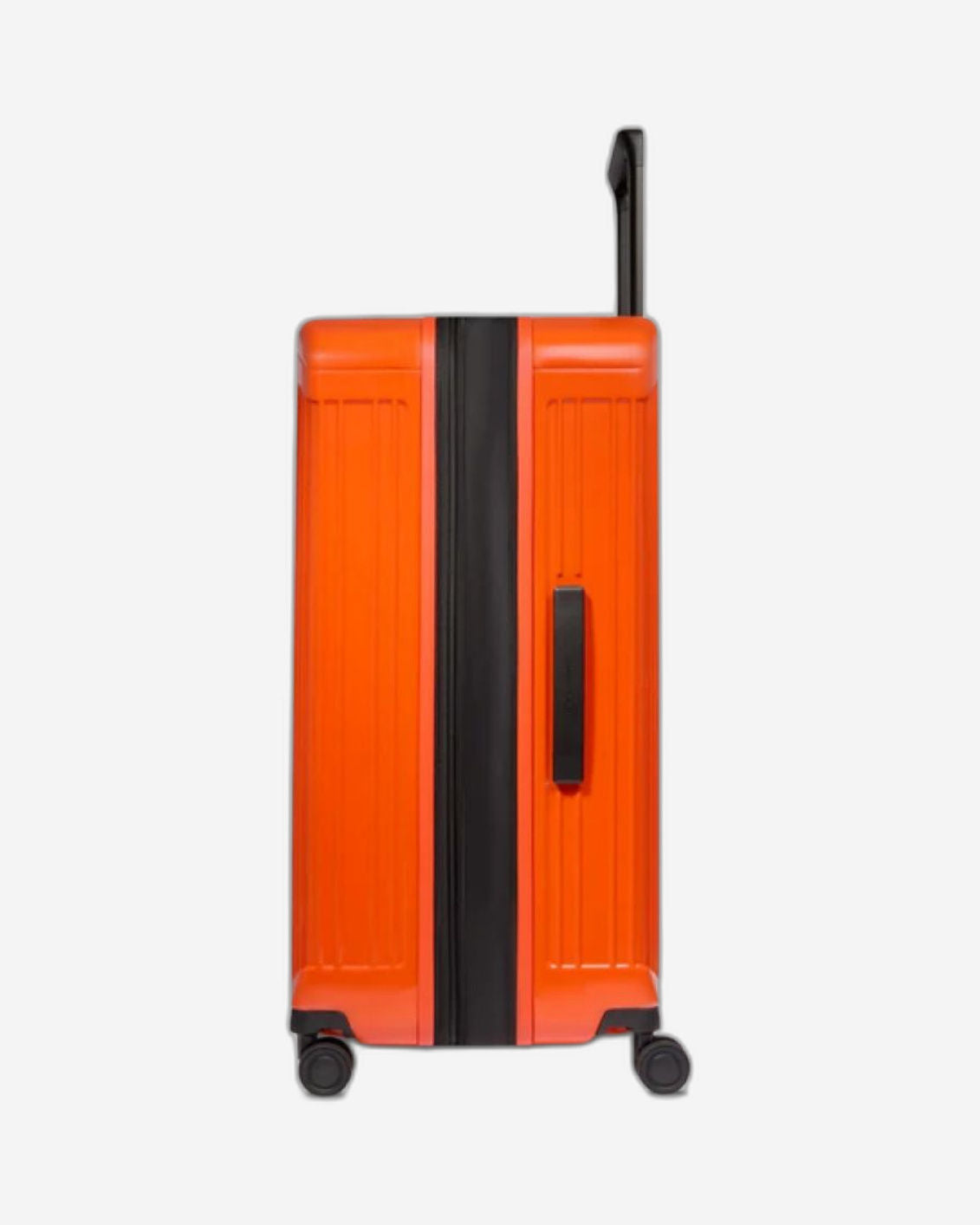 Piquadro Pq-Light Large Size Expandable Trolley With 4 Wheels In Polycarbonate Orange BV6394PQLS2/AR