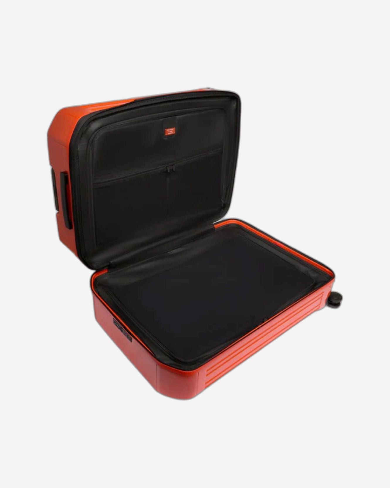 Piquadro Pq-Light Large Size Expandable Trolley With 4 Wheels In Polycarbonate Orange BV6394PQLS2/AR