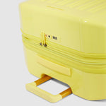 Piquadro Pq-Light Large Size Expandable Trolley With 4 Wheels In Polycarbonate Yellow