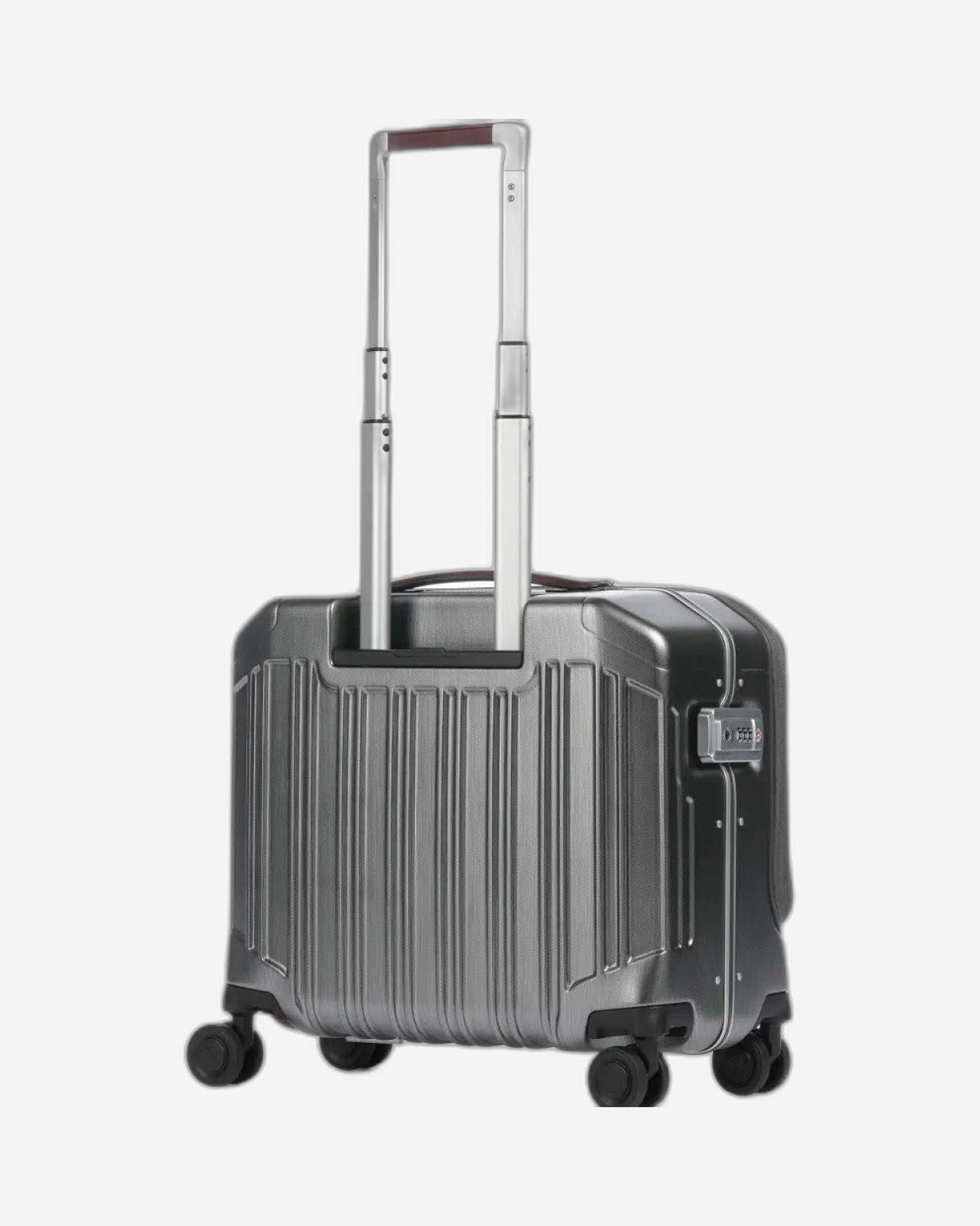Piquadro Pilot Case Pqlm 55cm 4 Double Wheels Cabin Luggage Trolley