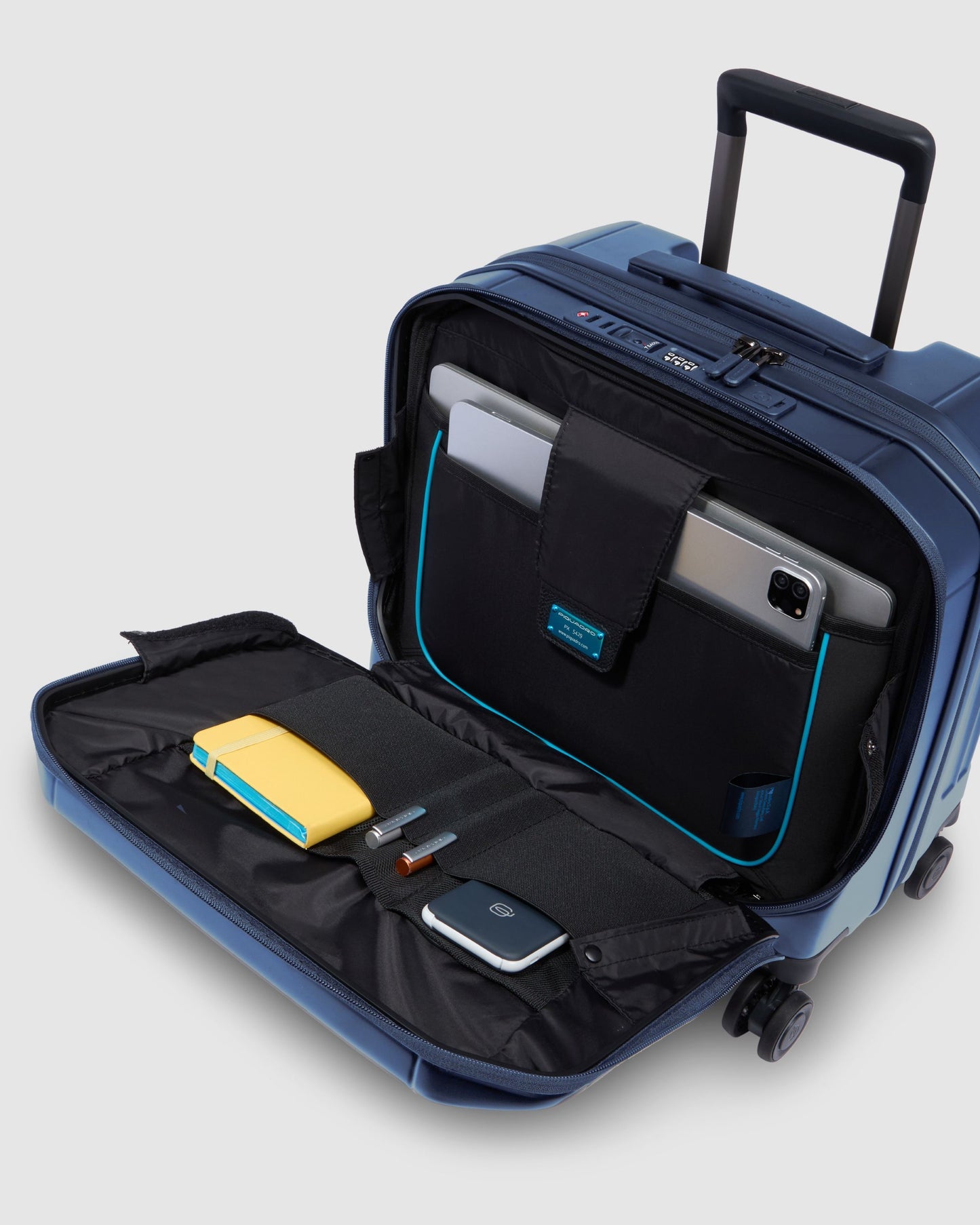 Piquadro TSA Lock Pilot Case Blue