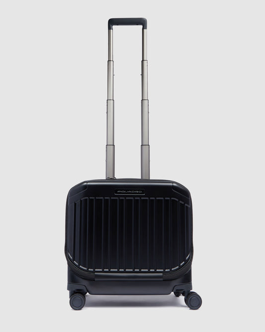 Piquadro Pq-Light Pilot 4 Wheels In Polycarbonate Black