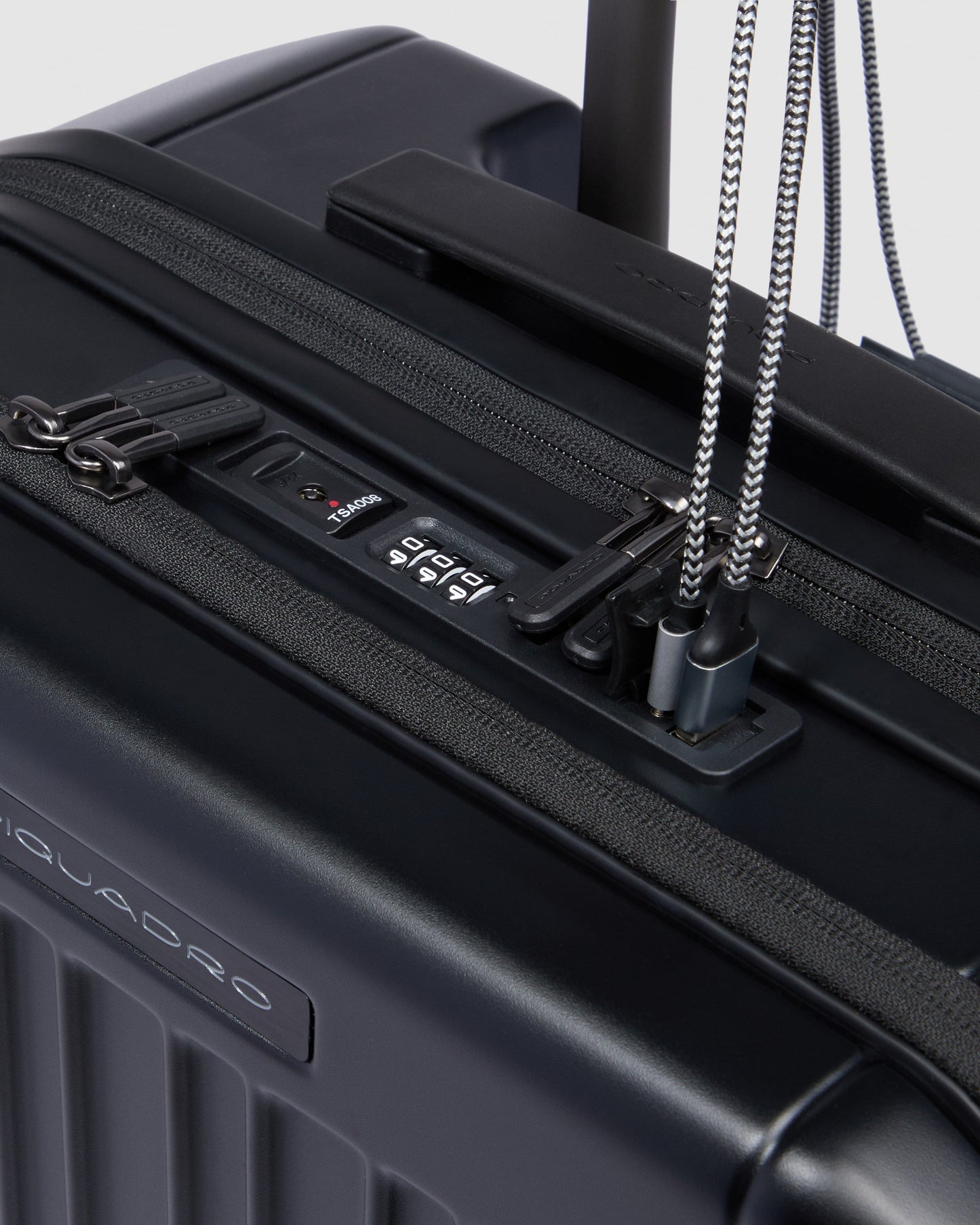 Piquadro Polycarbonate Pilot Case Black