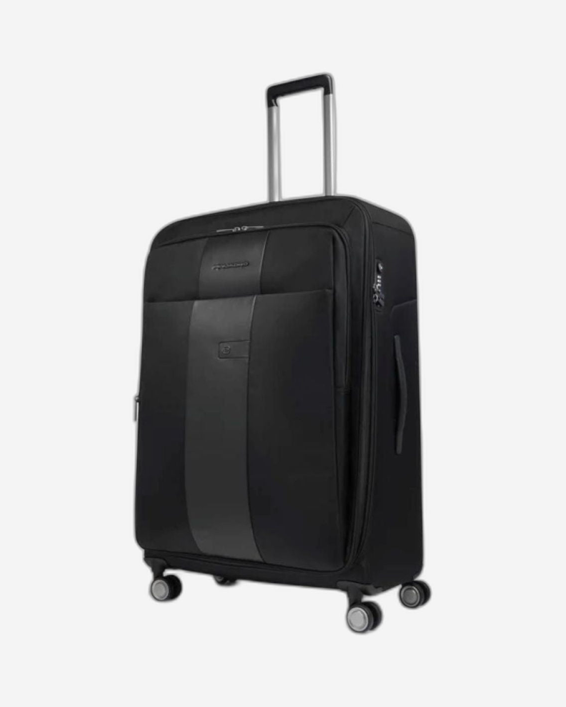Piquadro Brief Expandable Large 4 Wheel Suitcase Black BV6651BR2/N
