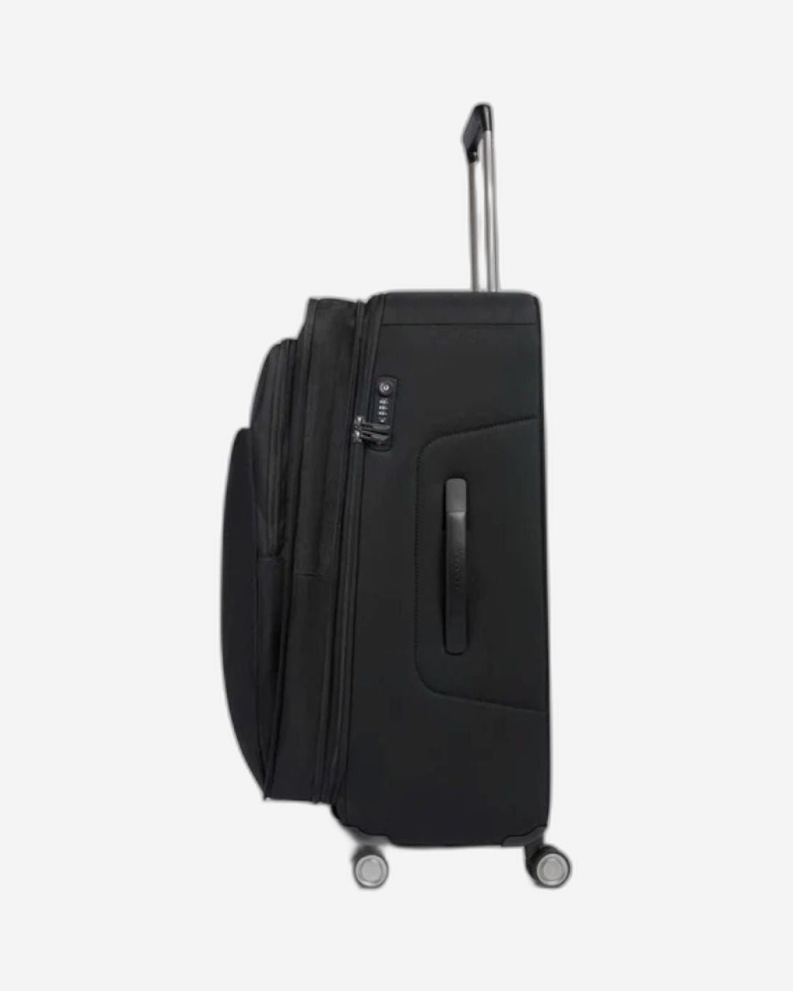 Piquadro Brief Expandable Large 4 Wheel Suitcase Black BV6651BR2/N