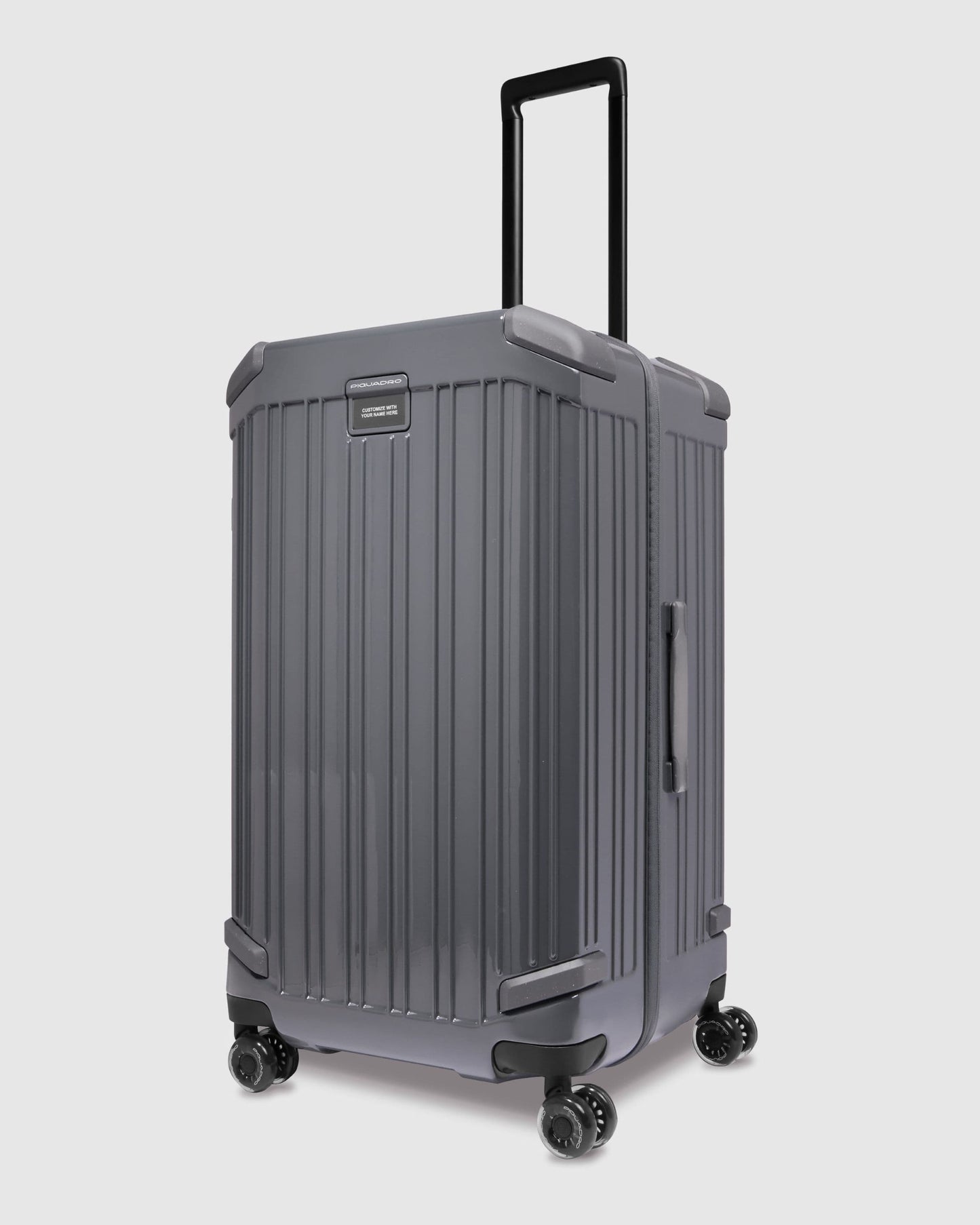 Piquadro Polycarbonate Trunk Trolley Grey