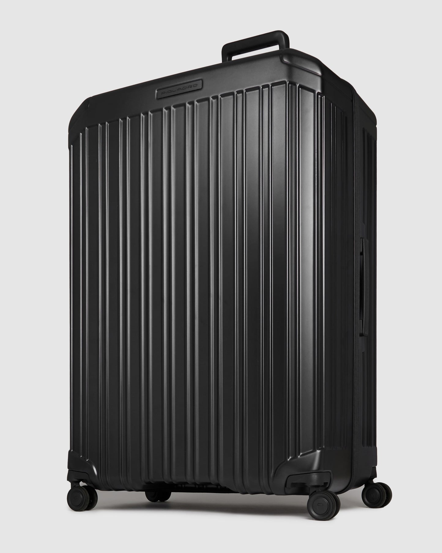 Piquadro Polycarbonate XL Trolley Black