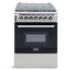Black+Decker 60cm Stainless Steel Freestanding Gas Cooker