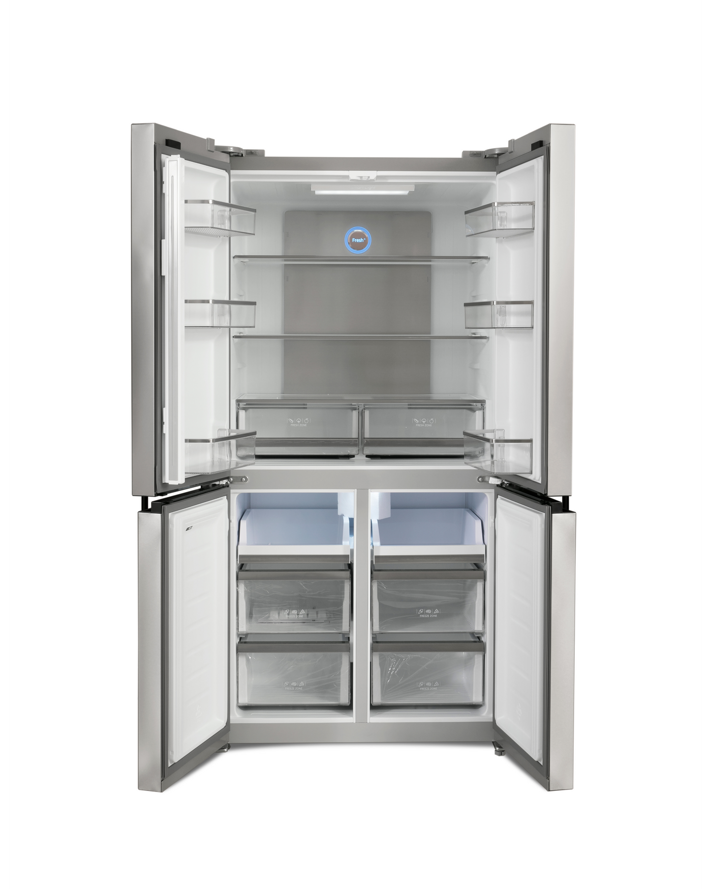 Black+Decker 567L Gross 554L, Cross Door Refrigerator, Inverter, No Frost, LED Display