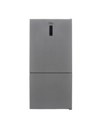 Black+Decker 620L Gross 564L Net capacity Double Door Refrigerator, Bottom Freezer, No Frost, A+ Energy - BXREF653NFBVX Dark Silver