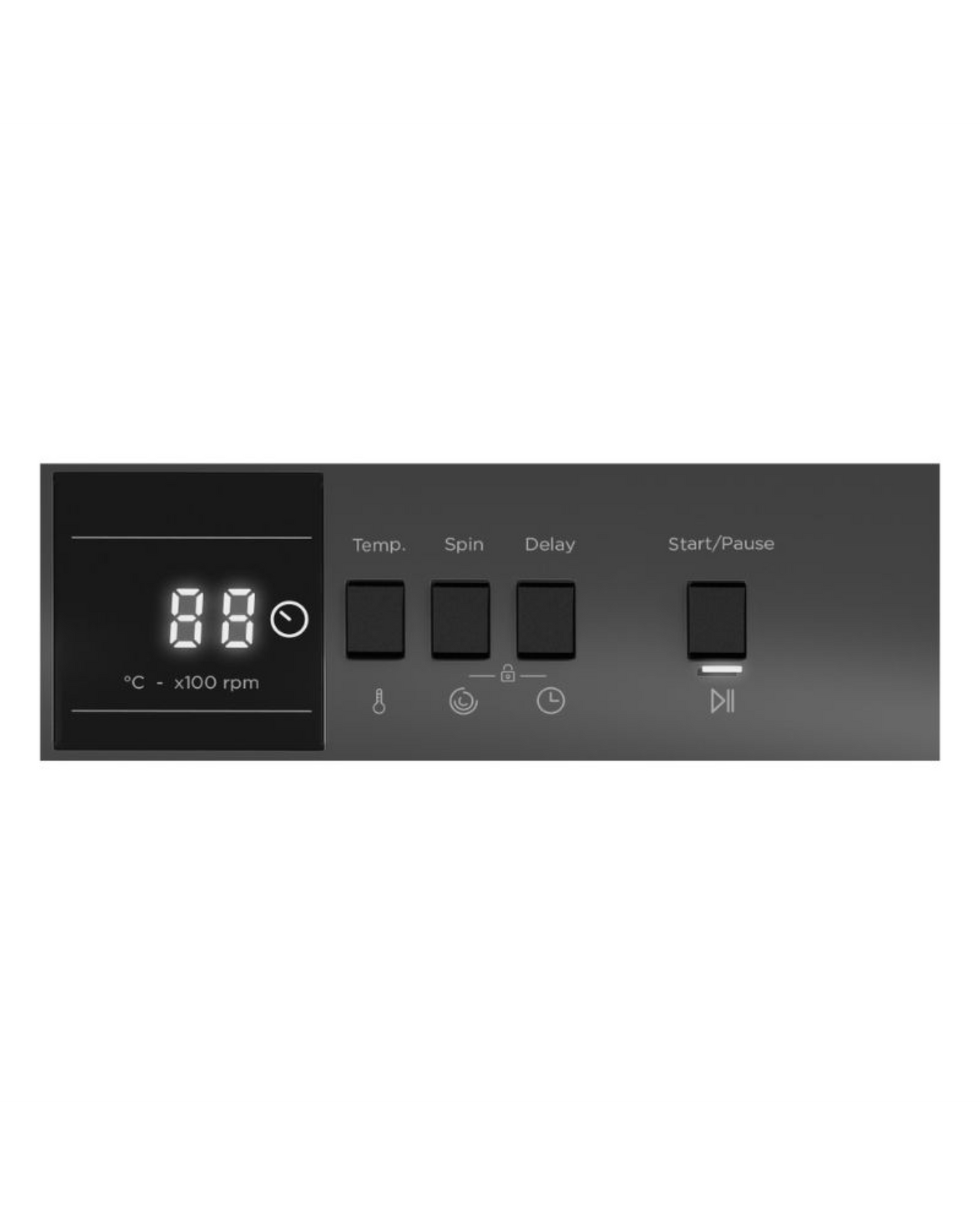 Black+Decker, 7kg Front Load Washing Machine, LED Display, Eco Logic