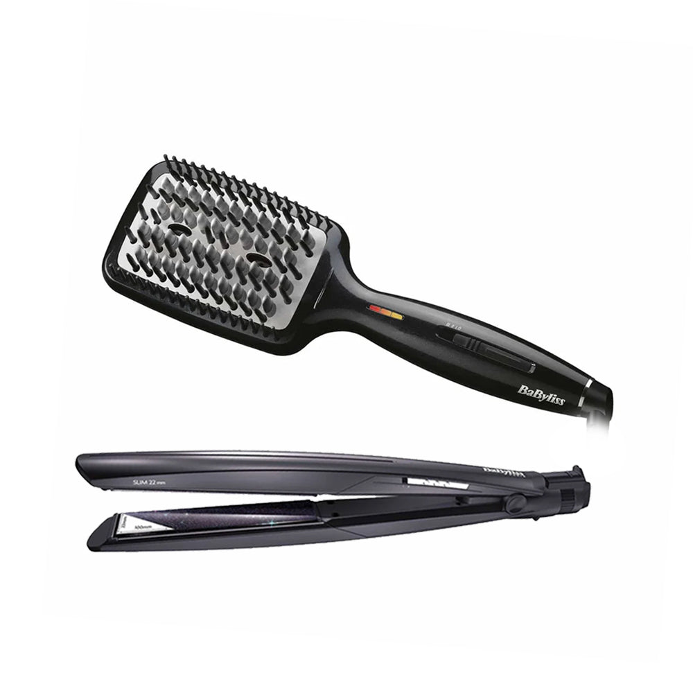 BABYLISS BUNDLE STRAIGHTNER + HSB101SDE HOT AIR BRUSH