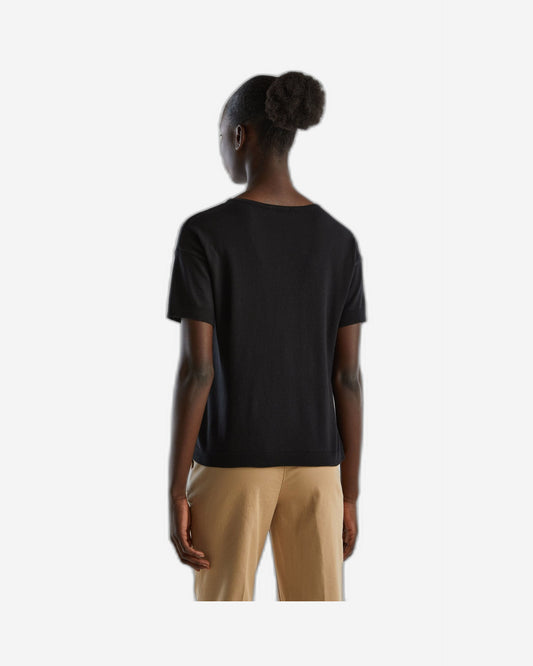 Short sleeve sweater