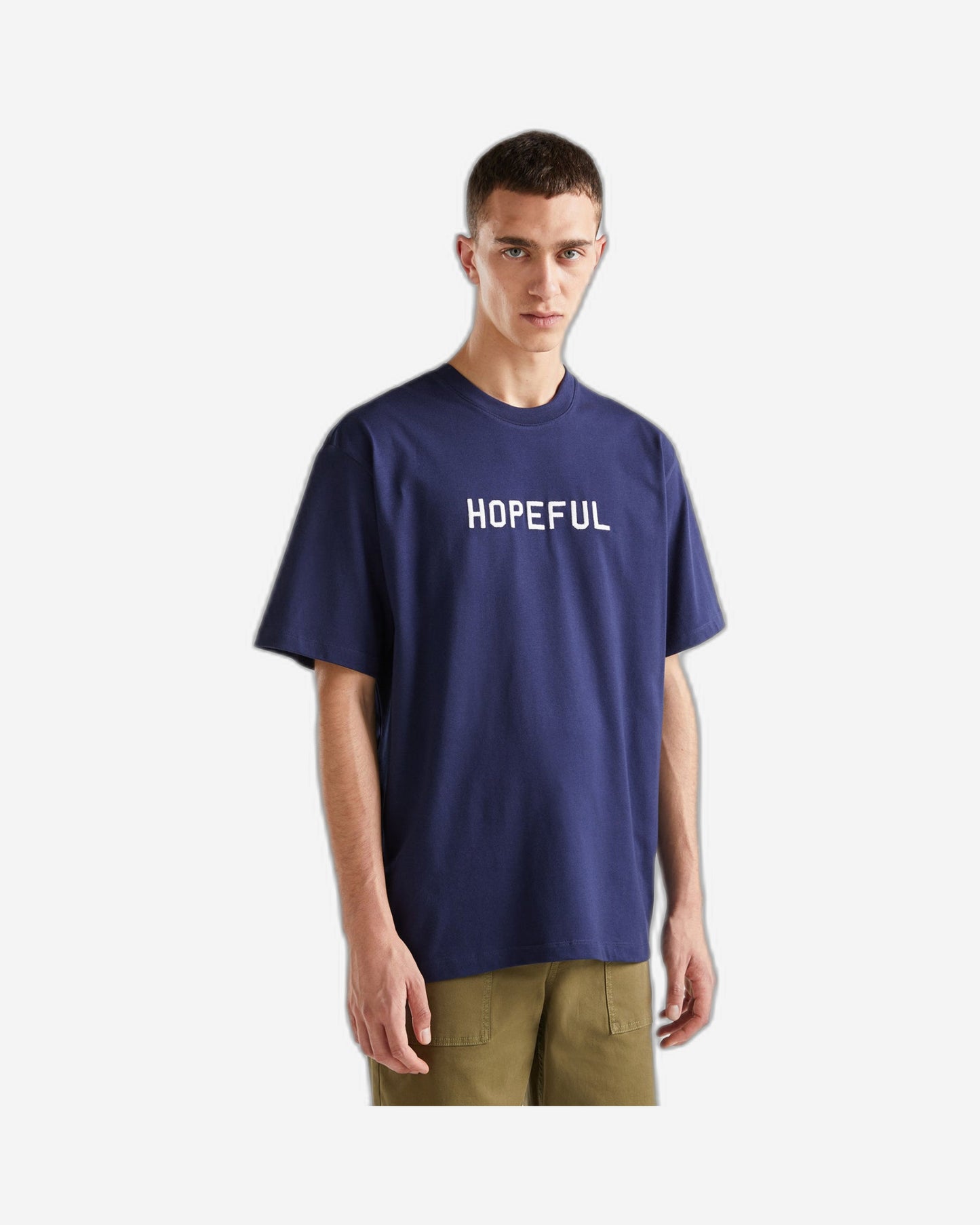 T-shirt with slogan print