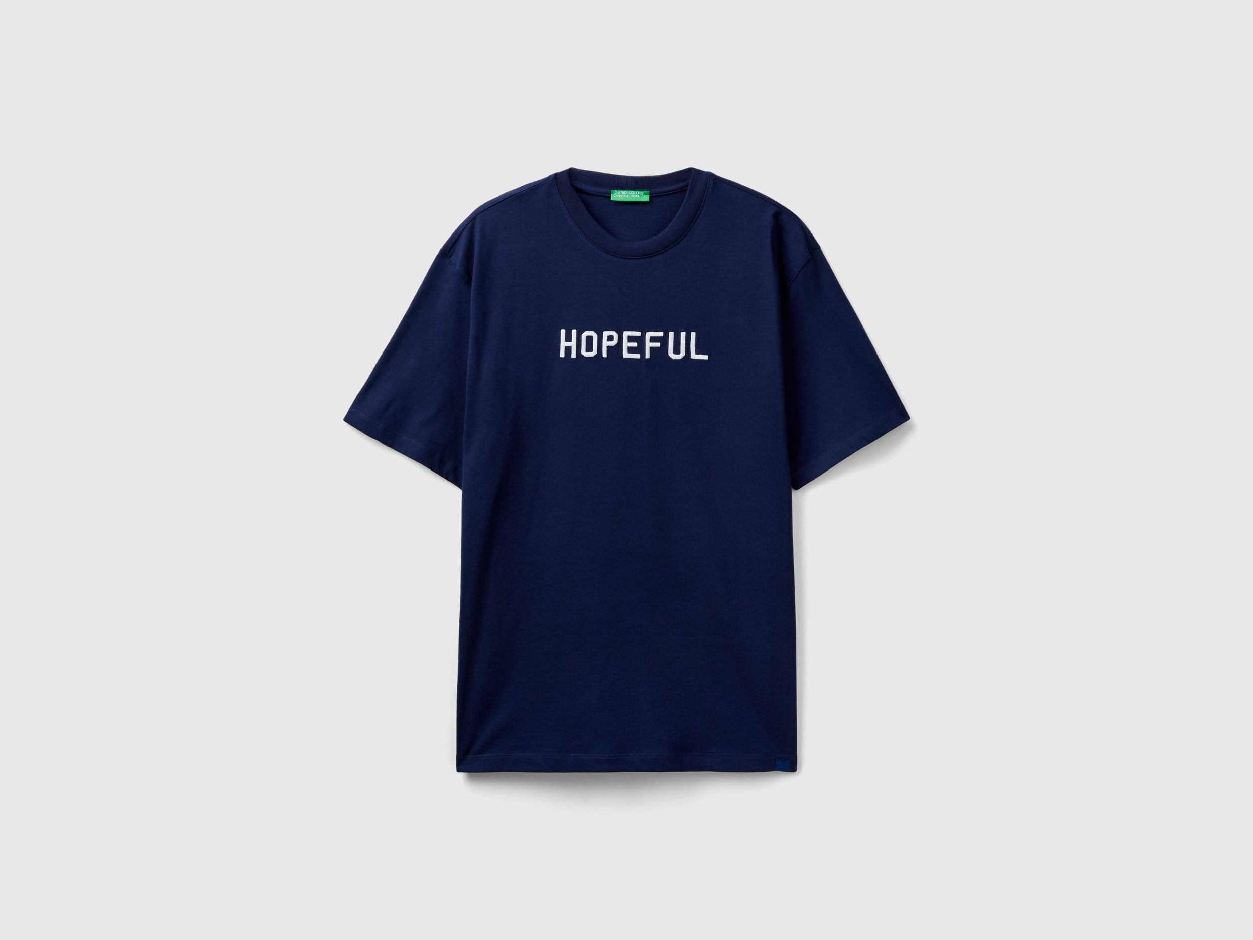 T-shirt with slogan print