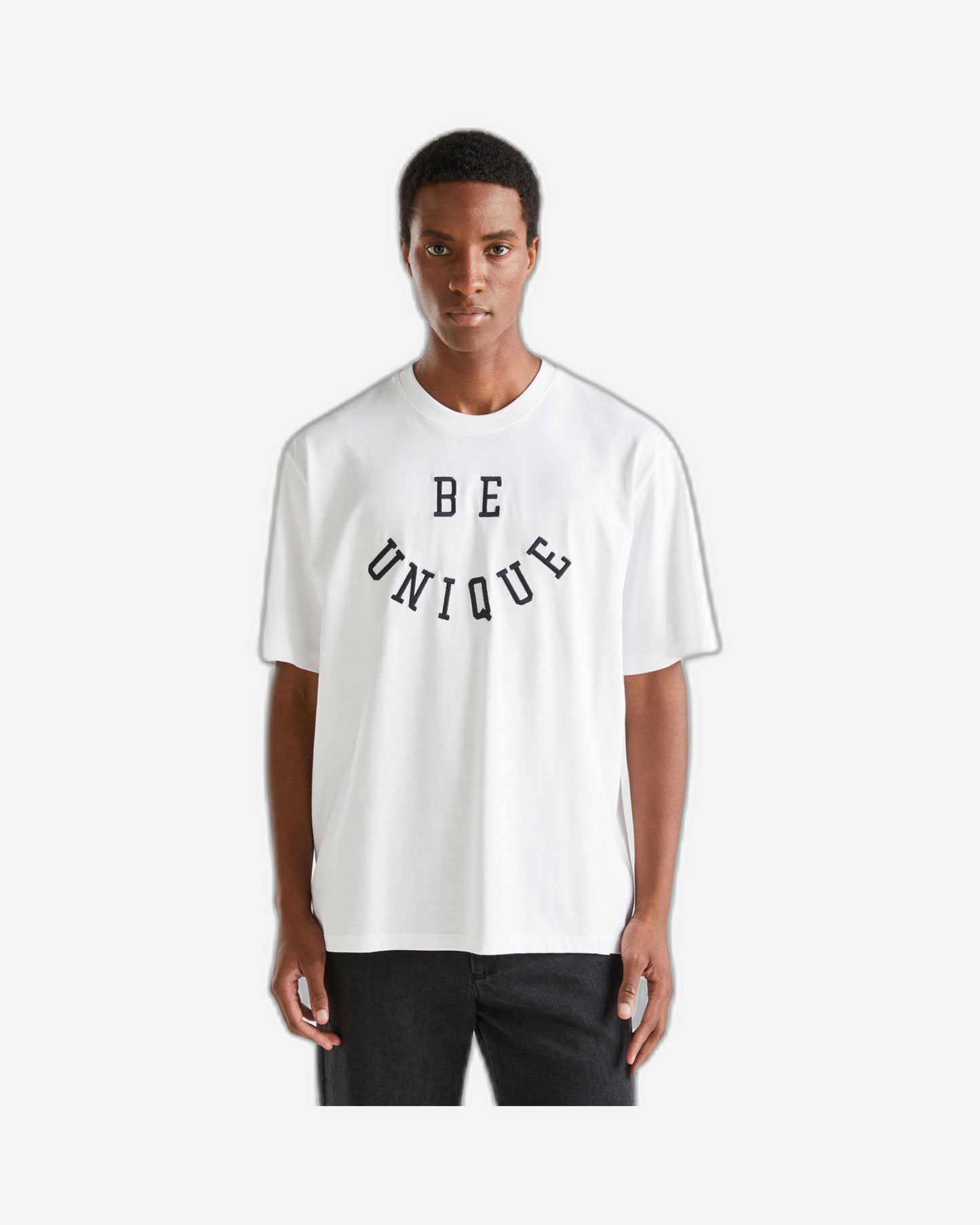 T-shirt with slogan print