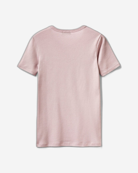 T-shirt in 100% cotton with glitter print logo