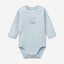 Long sleeve bodysuit in organic cotton