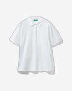 Polo in stretch organic cotton